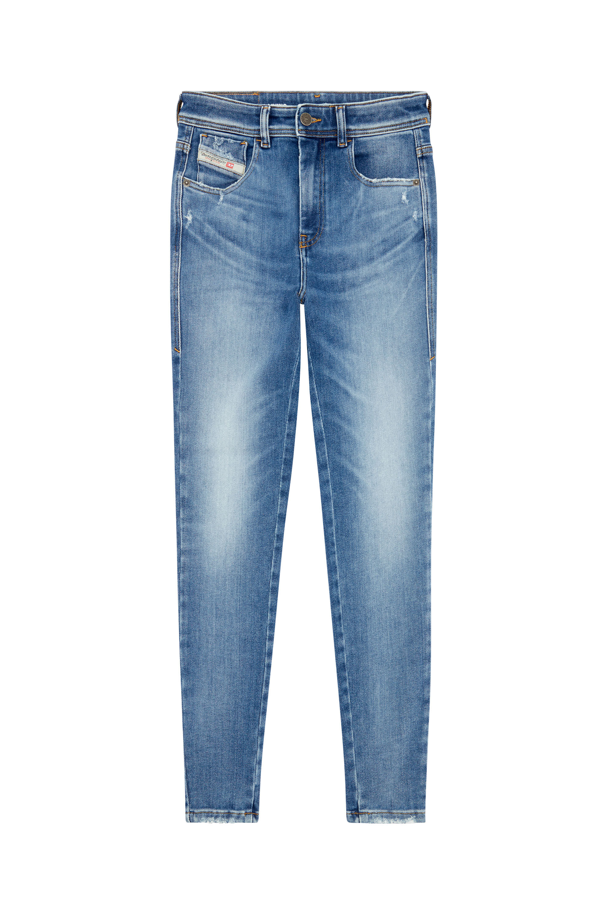 Diesel - Woman Super skinny Jeans 1984 Slandy-High 09H92, Medium blue - Image 2