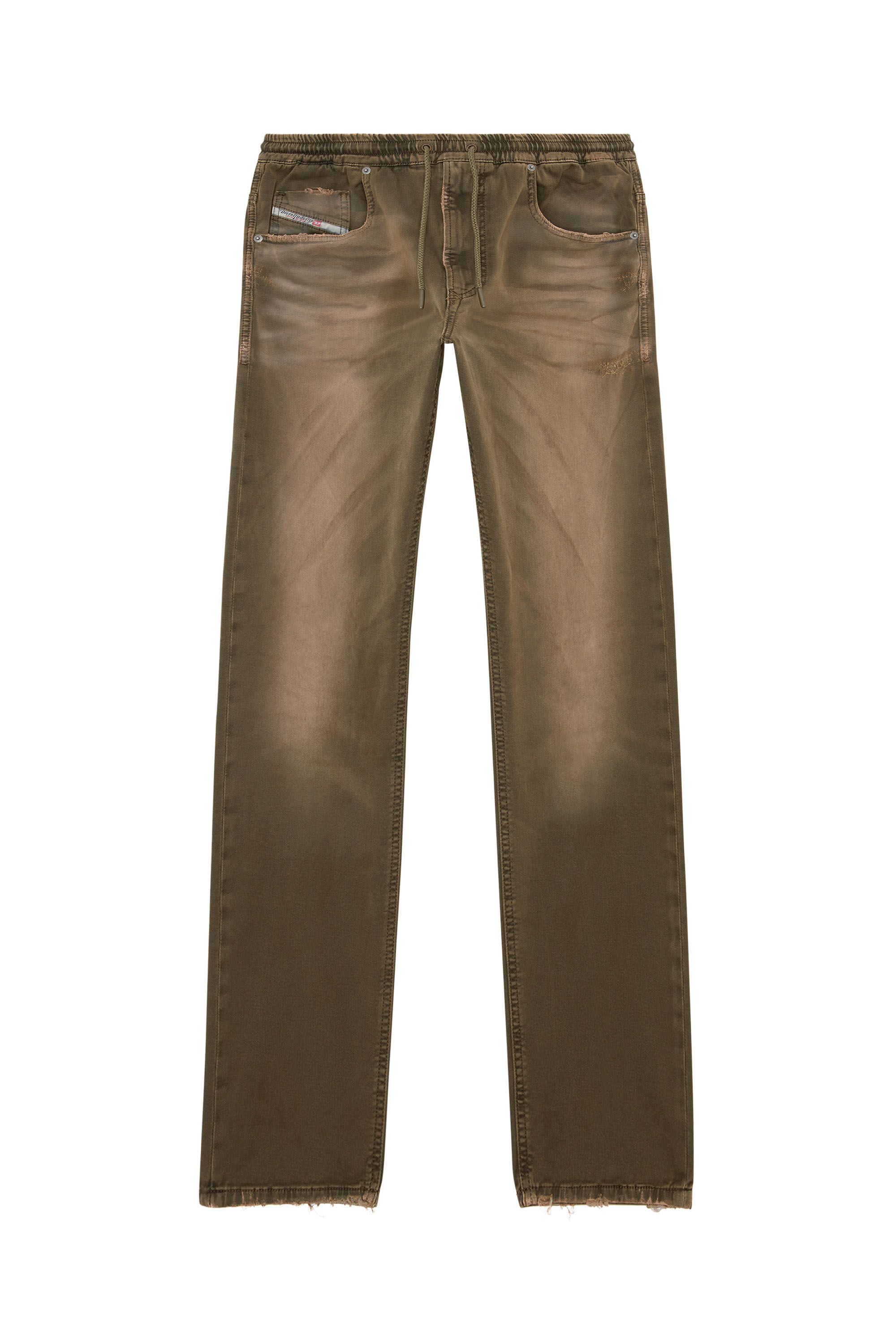 Diesel - Man Tapered 2030 D-Krooley Joggjeans® 068LW, Military Green - Image 2