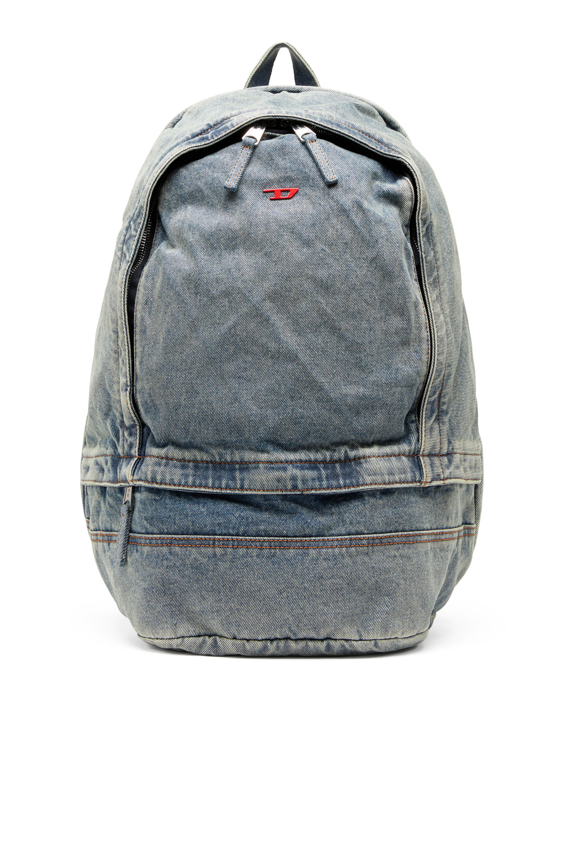 Diesel - RAVE BACKPACK, Man Rave-Backpack in solarised denim in Blue - Image 1