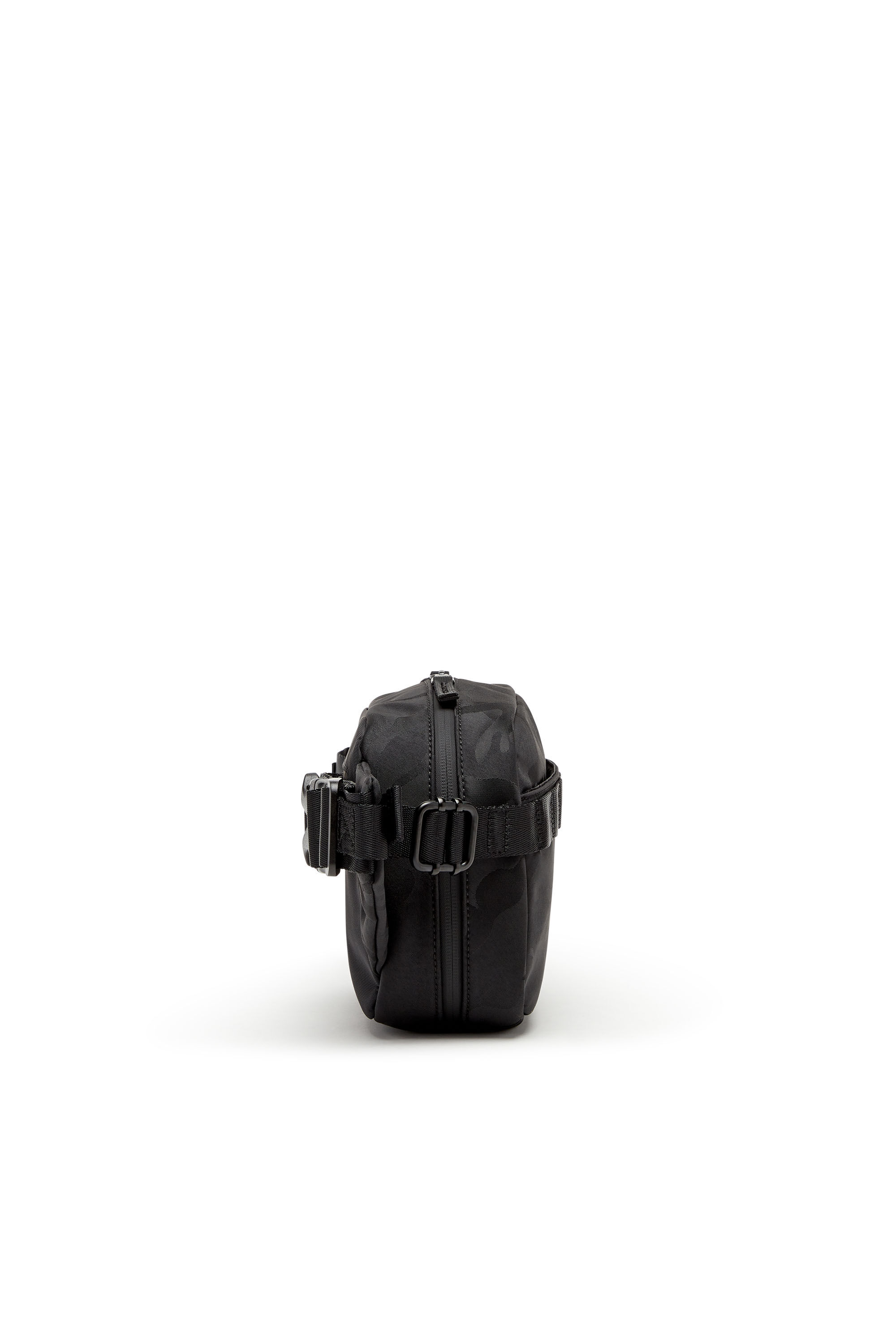 Diesel - DSRT BELTBAG, Man Dsrt-Utility belt bag in printed nylon in Black - Image 4