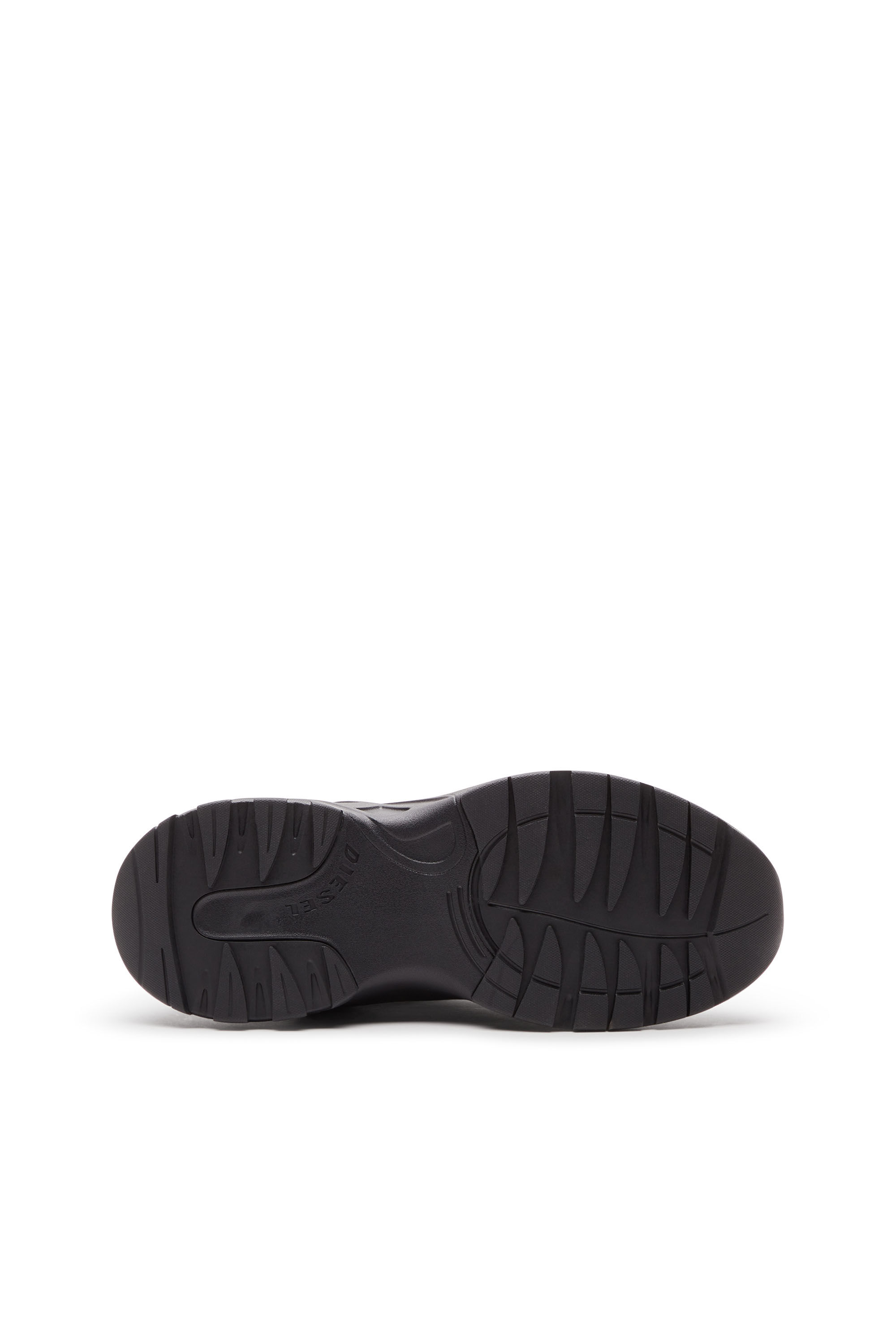 Diesel - S-D-RUNNER X, Unisex S-D-Runner X-Slip-on sneakers with matte Oval D instep in Black - Image 5