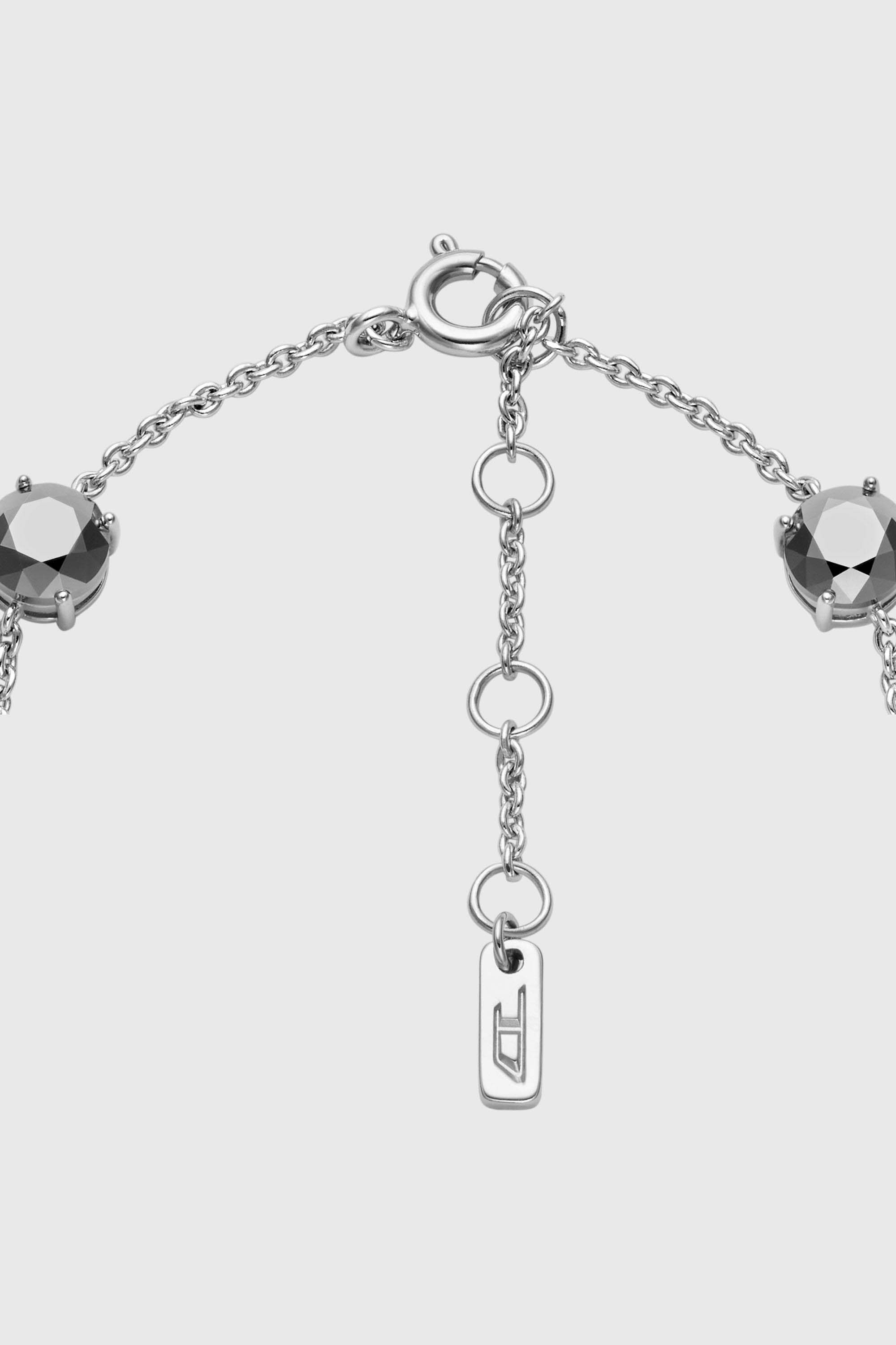 Diesel - DL1358040 STERLING SILVER JEWEL, Unisex's Sterling Silver Chain Bracelet in Silver - 2