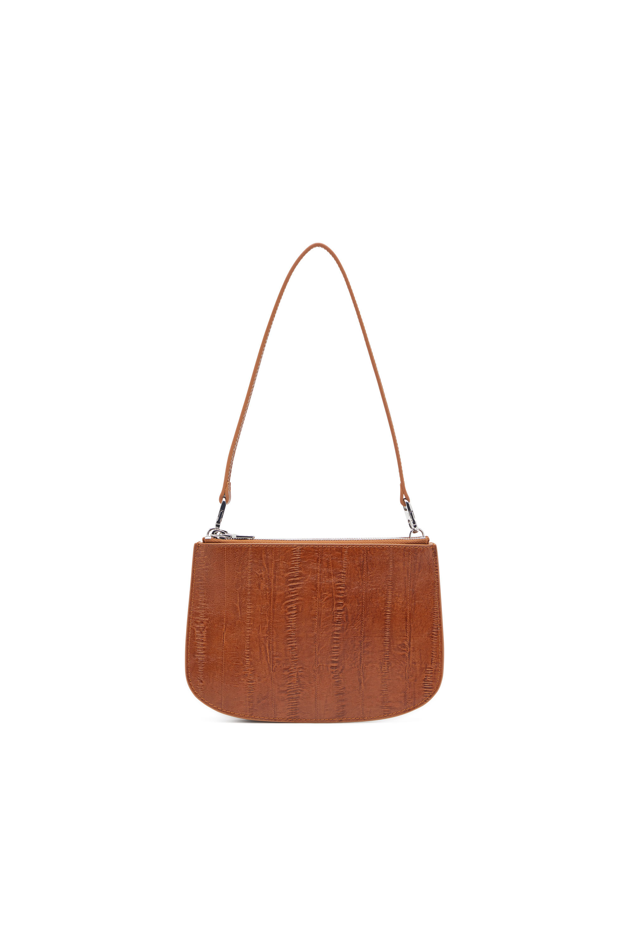 Diesel - 1DR TWIN, Woman's 1DR Twin-Double-pouch shoulder bag in printed leather in Brown - 3