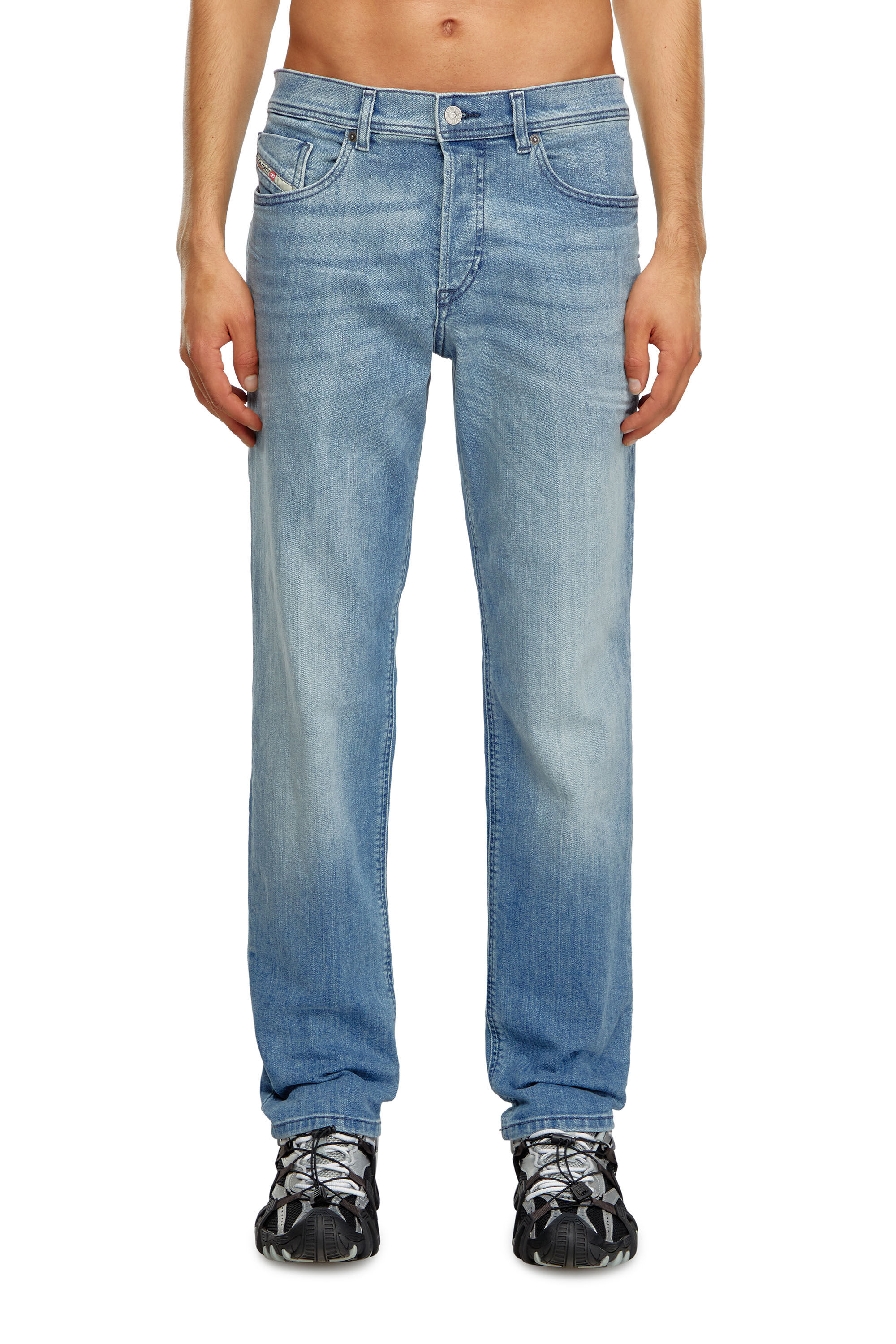 Diesel - Man Tapered Jeans 2023 D-Finitive 0GRDI, Light Blue - Image 3