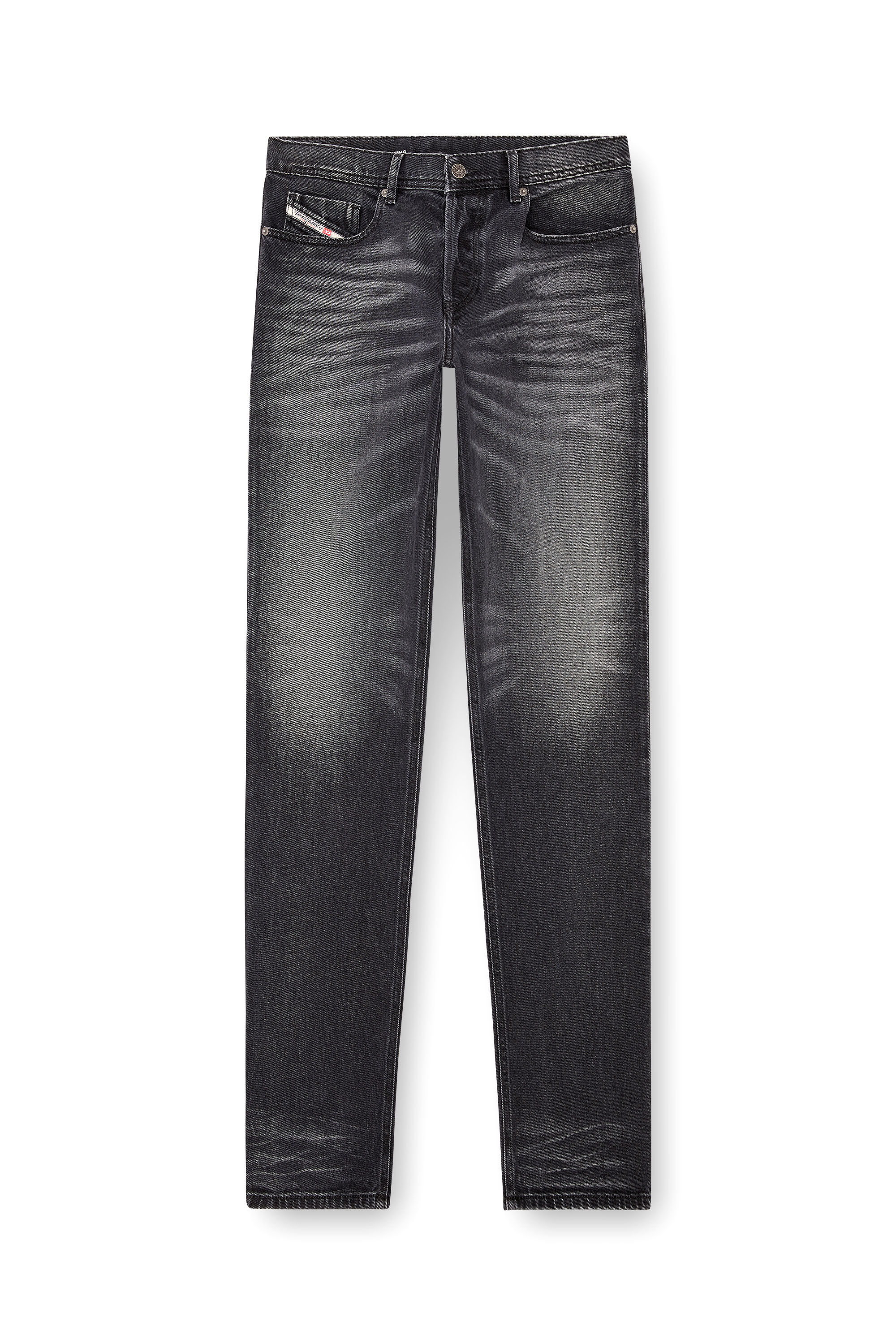 Diesel - Man Tapered Jeans 2023 D-Finitive 09J65, Black/Dark grey - Image 2