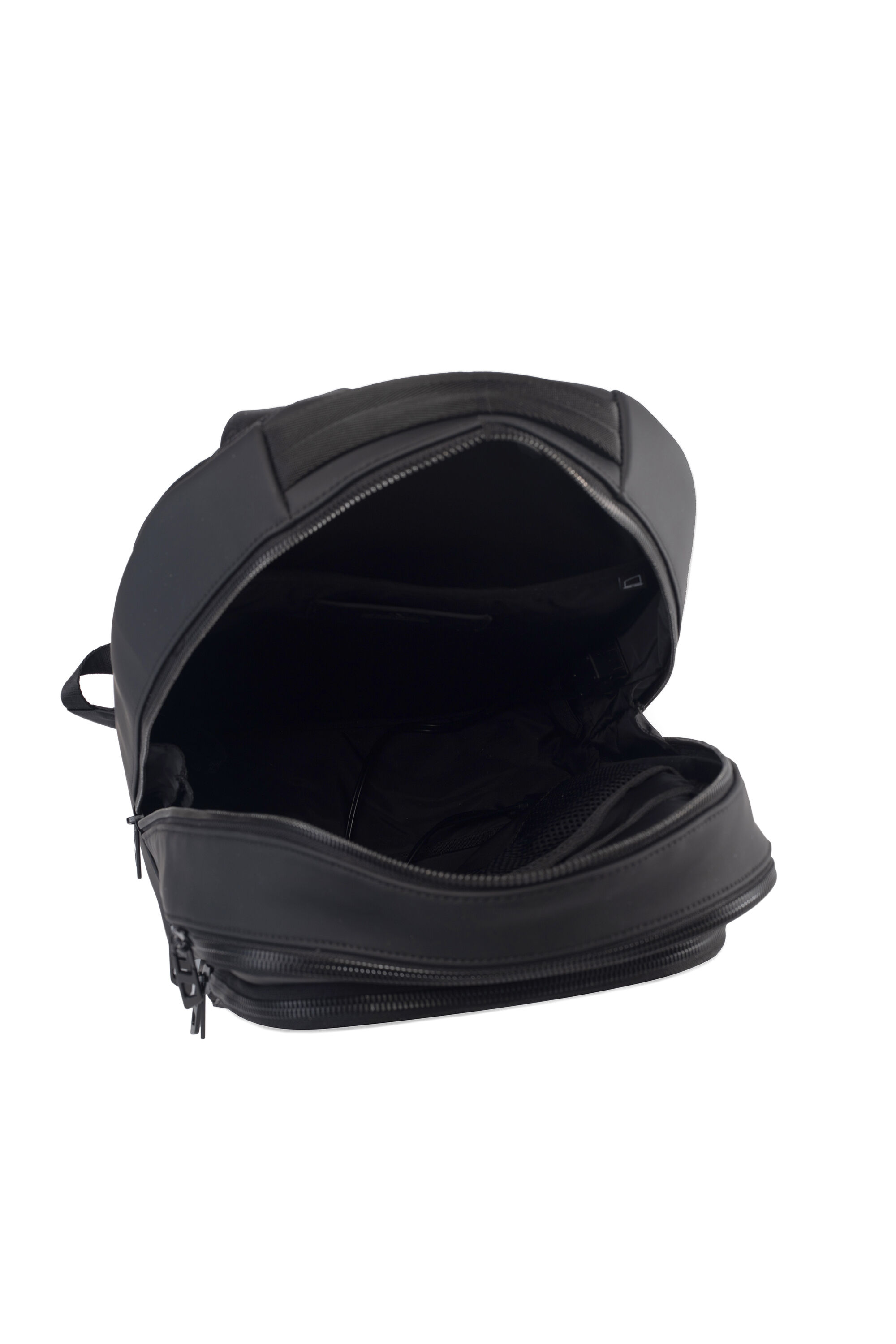 Diesel - DIESEL ALUMINUM BACKPACK DSB003, Unisex's Functional business backpack in Black - 3