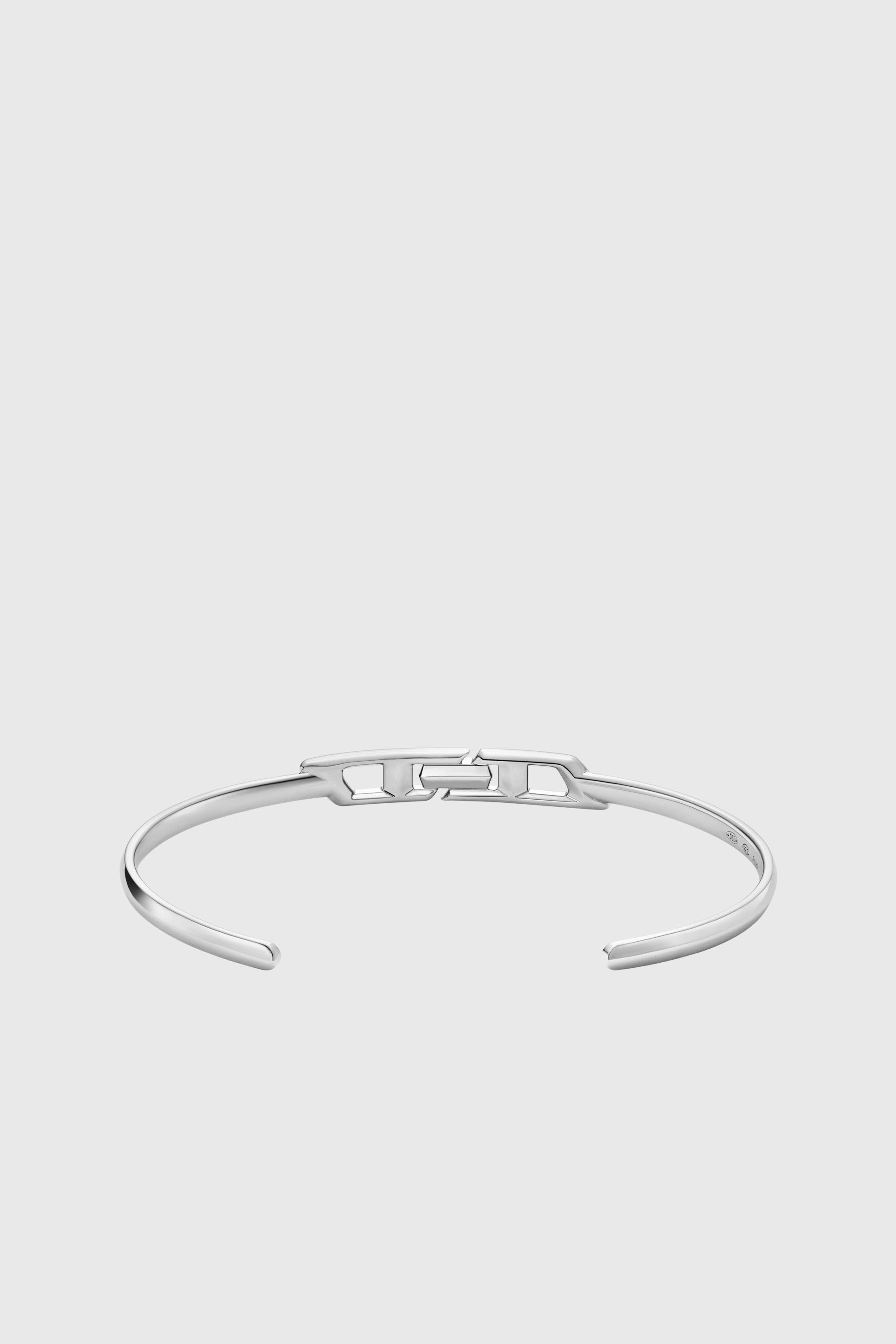 Diesel - DL1362040 STERLING SILVER JEWEL, Unisex's Sterling silver cuff bracelet in Silver - 2