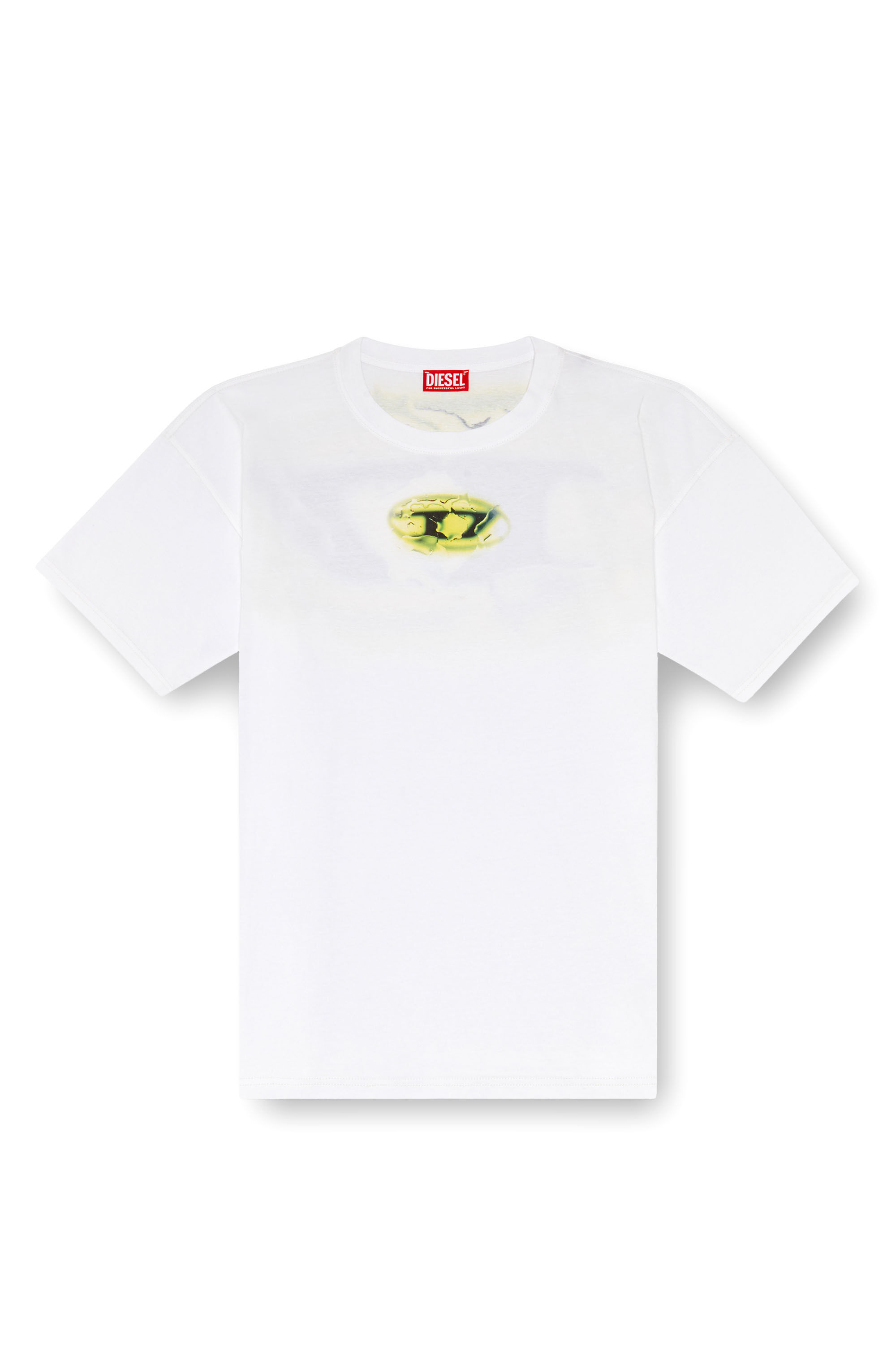 Diesel - T-BOXT-K3, Man T-shirt with glowing-effect logo in White - Image 2