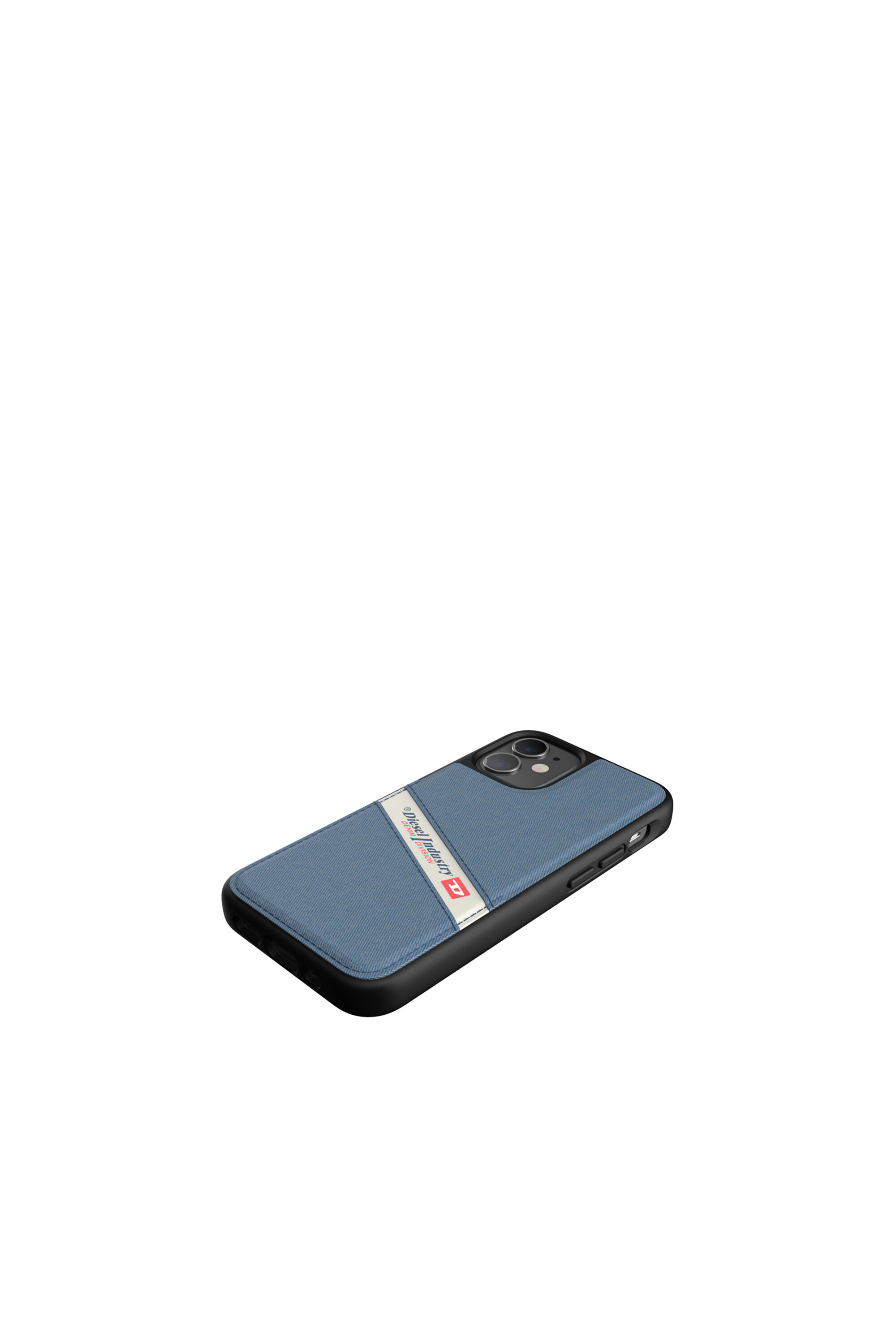 Diesel - 42545 STANDARD CASE, Unisex Moulded Case Denim for iPhone 12 Mini in Blue - Image 4
