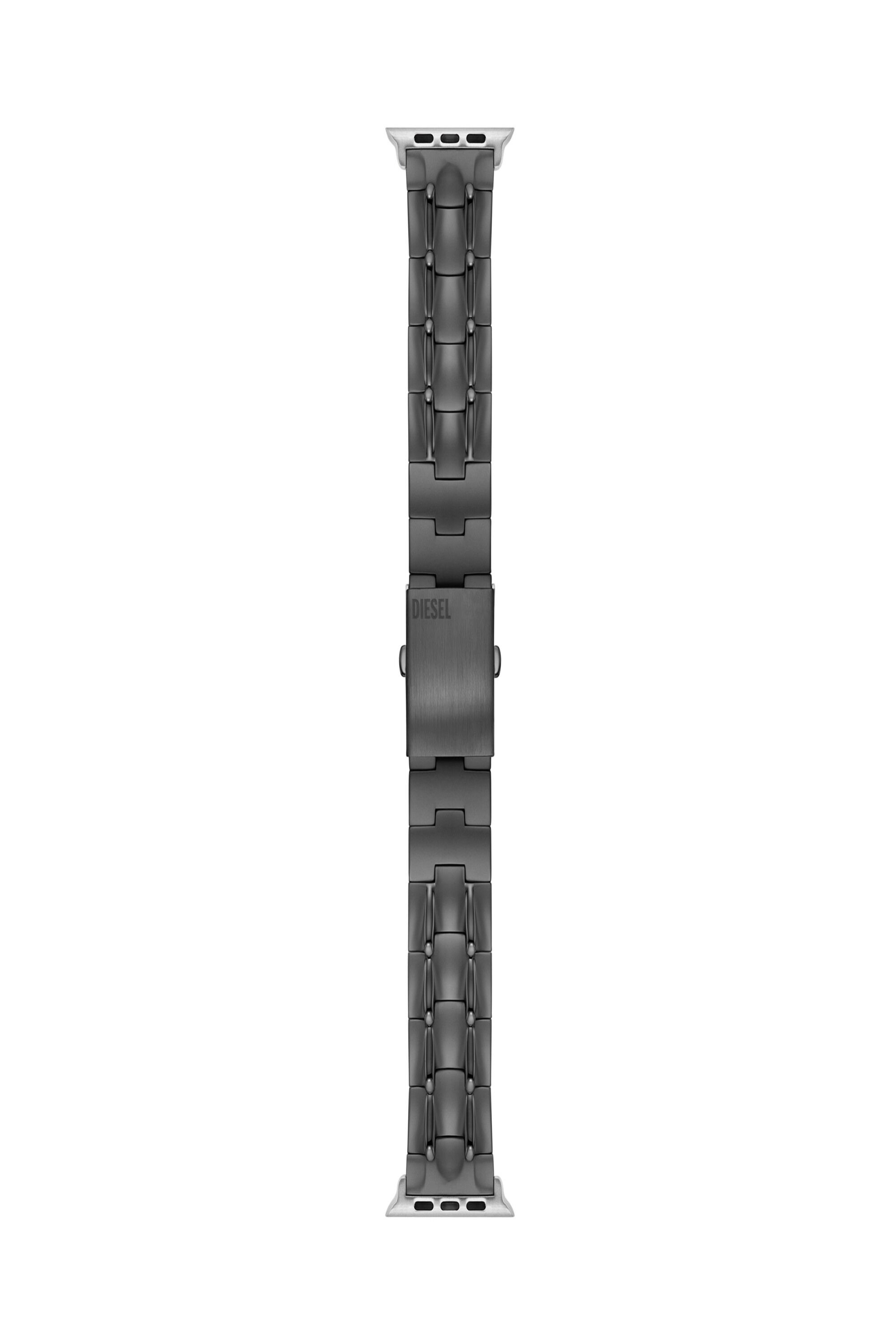 Diesel - DSS0015, Unisex stainless steel Band for Apple watch®, 42/44/45mm in Grey - Image 1