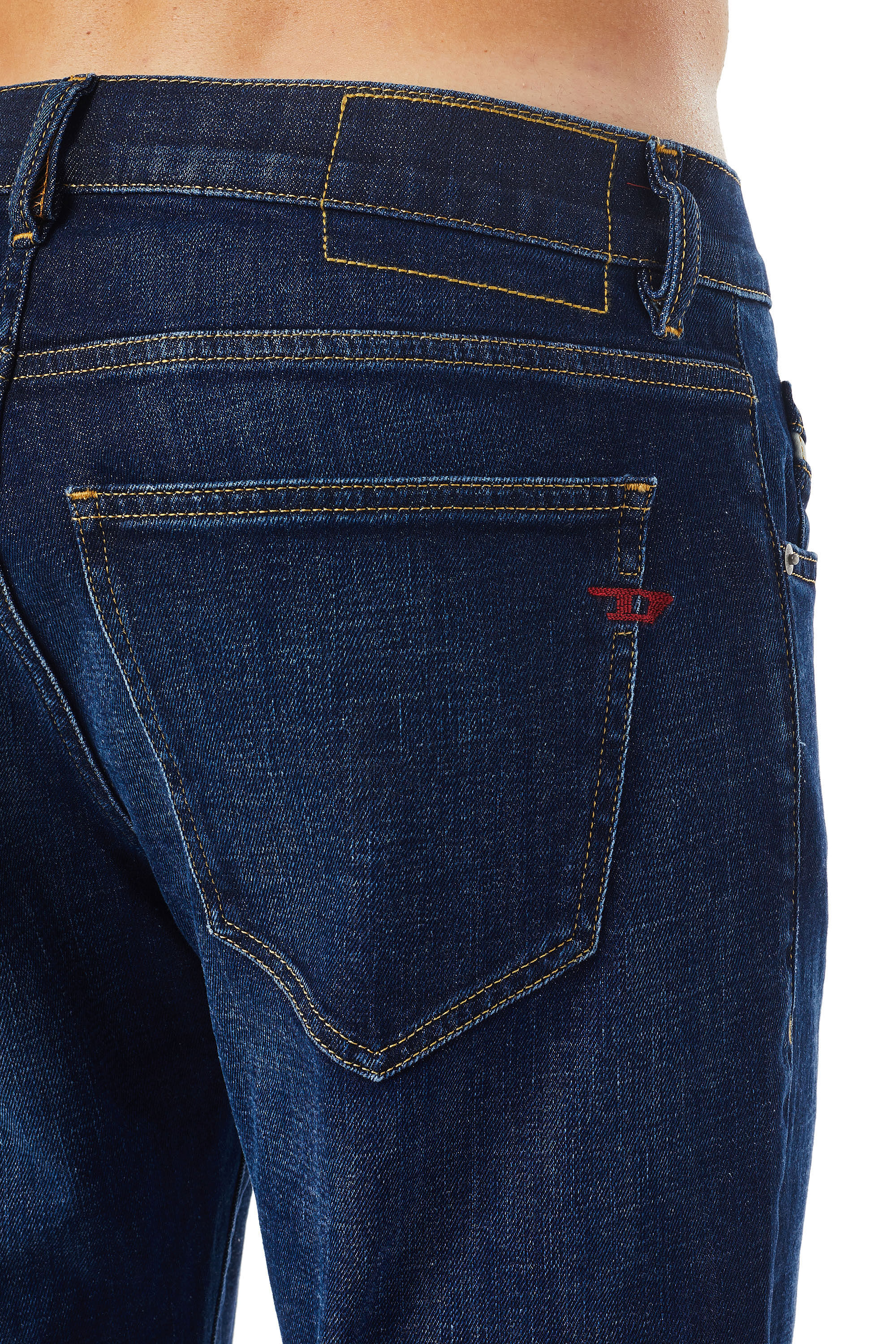 Diesel - Man Slim Jeans 2019 D-Strukt 09B90, Dark Blue - Image 6