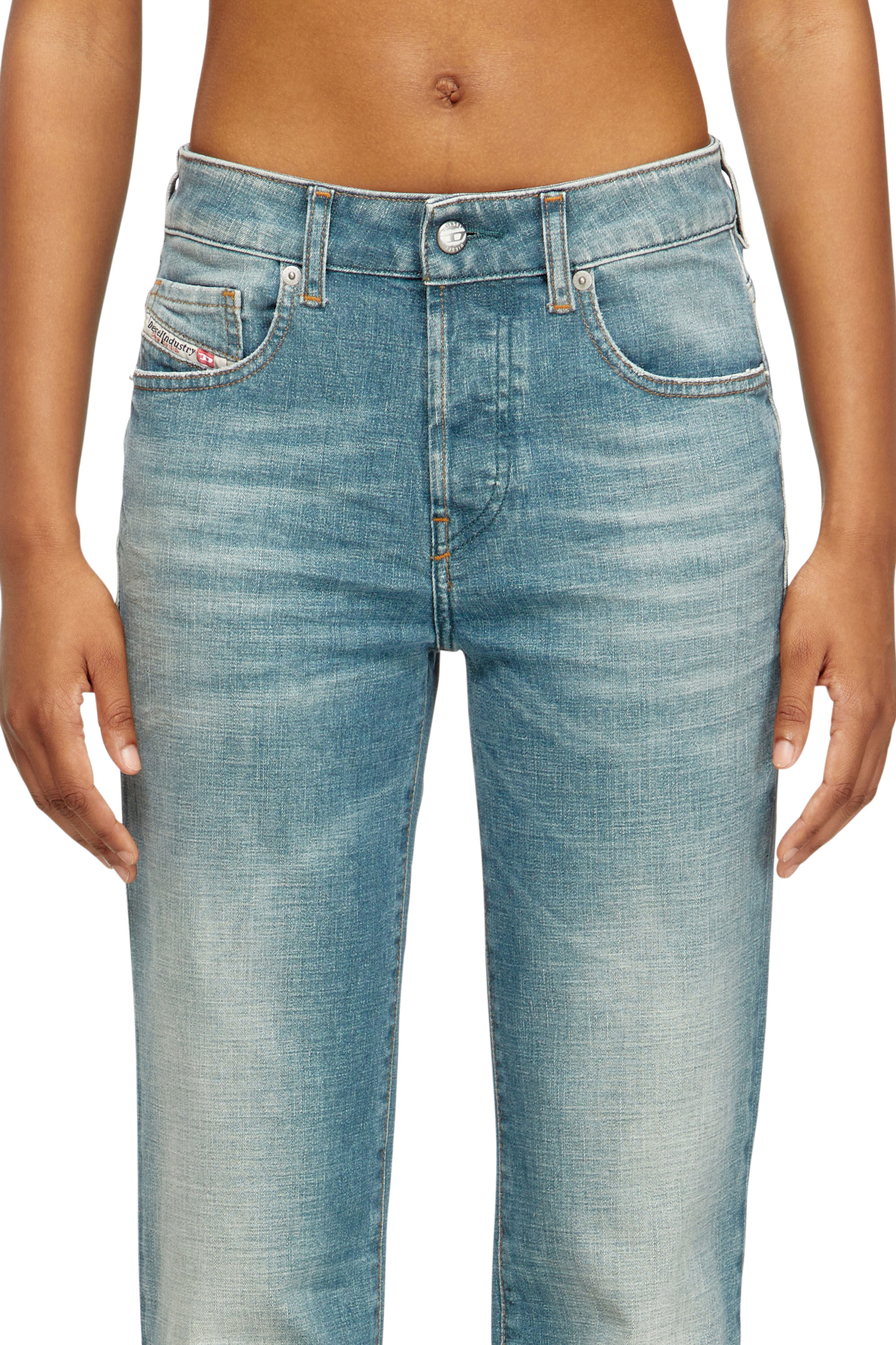 Diesel - Woman's Regular Jeans 1989 D-Mine 09M58, Medium blue - 5