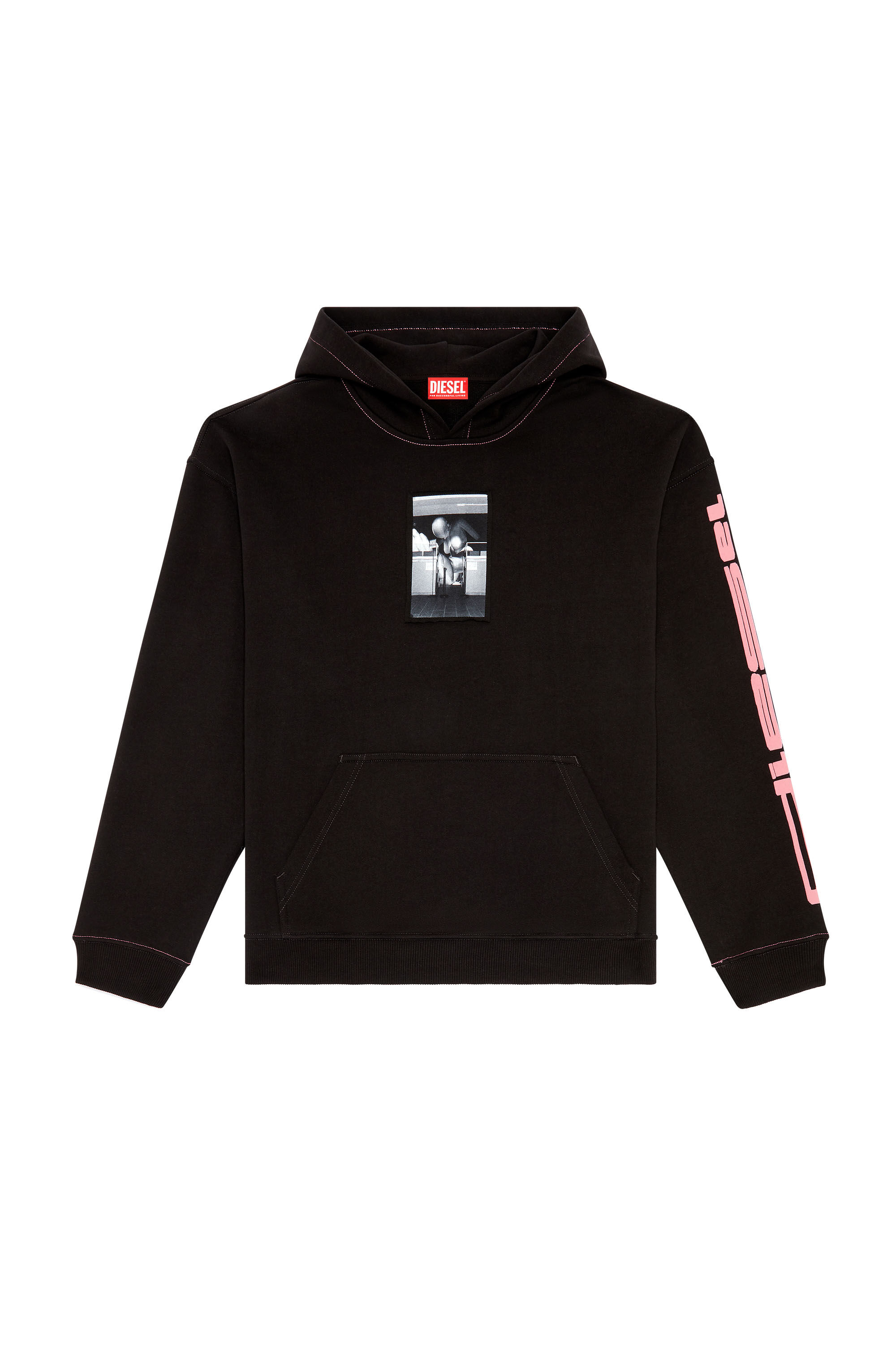 Diesel - S-BOXT-HOOD-N5, Black - Image 1