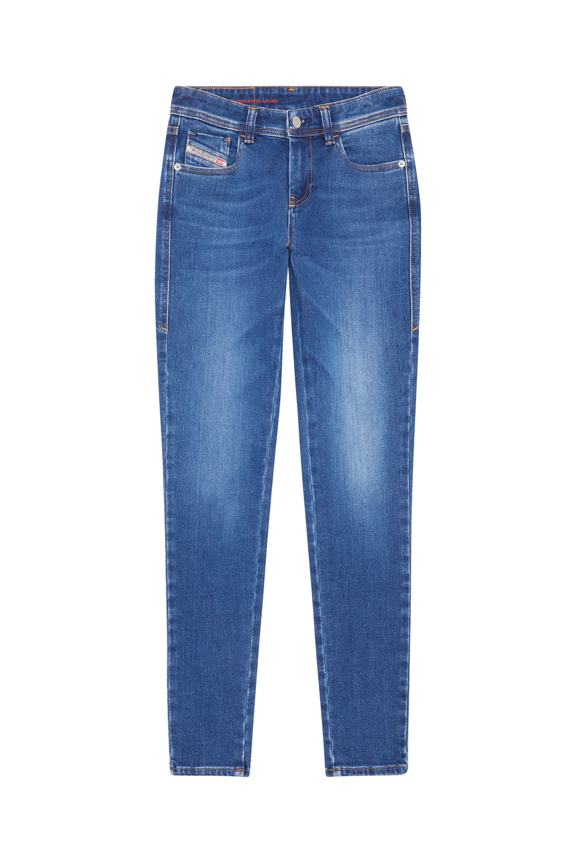 Diesel - Super skinny Jeans 2017 Slandy 09C21, Woman's Super skinny Jeans - 2017 Slandy in Medium blue - 2