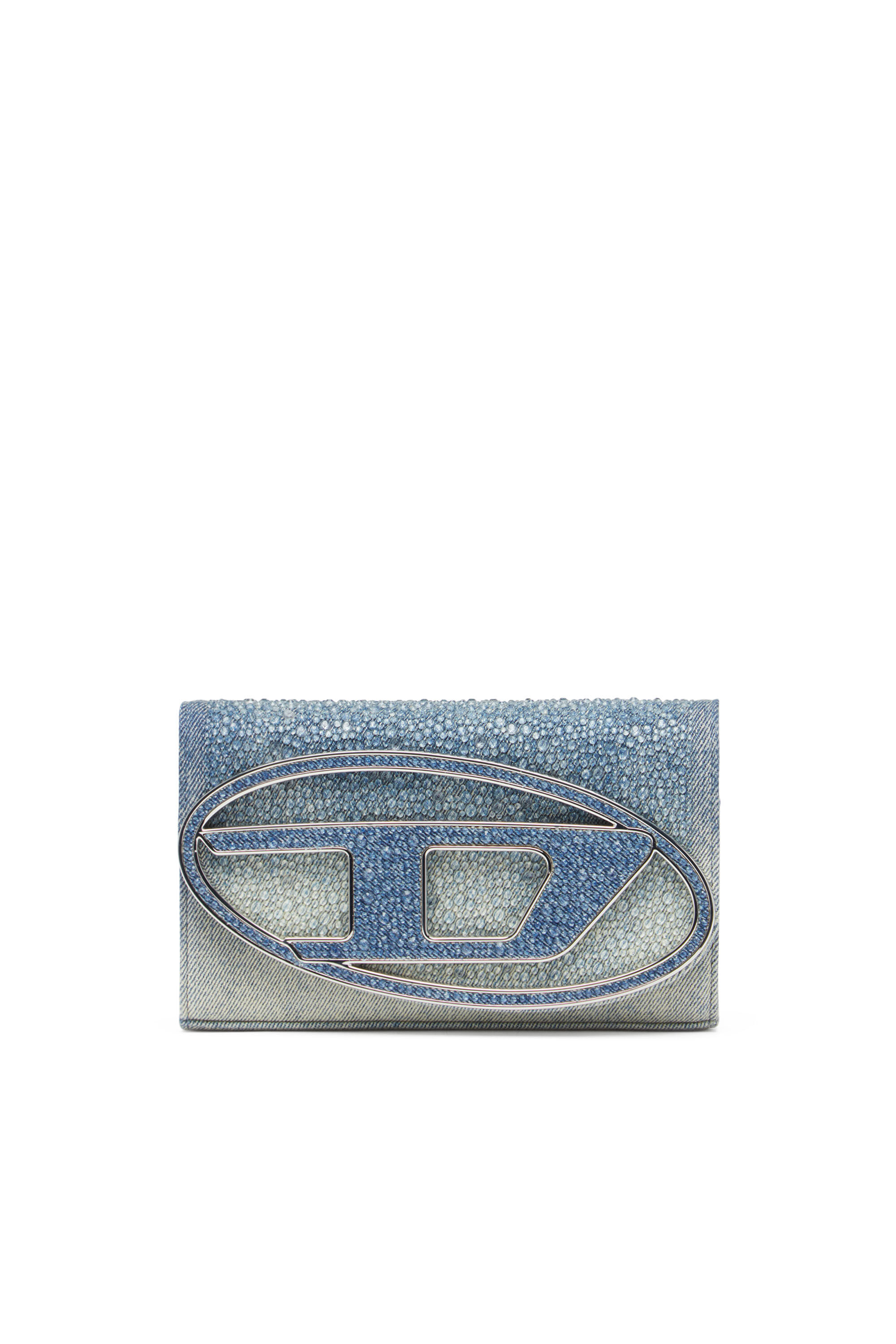 Diesel - 1DR WALLET STRAP, Blue - Image 1