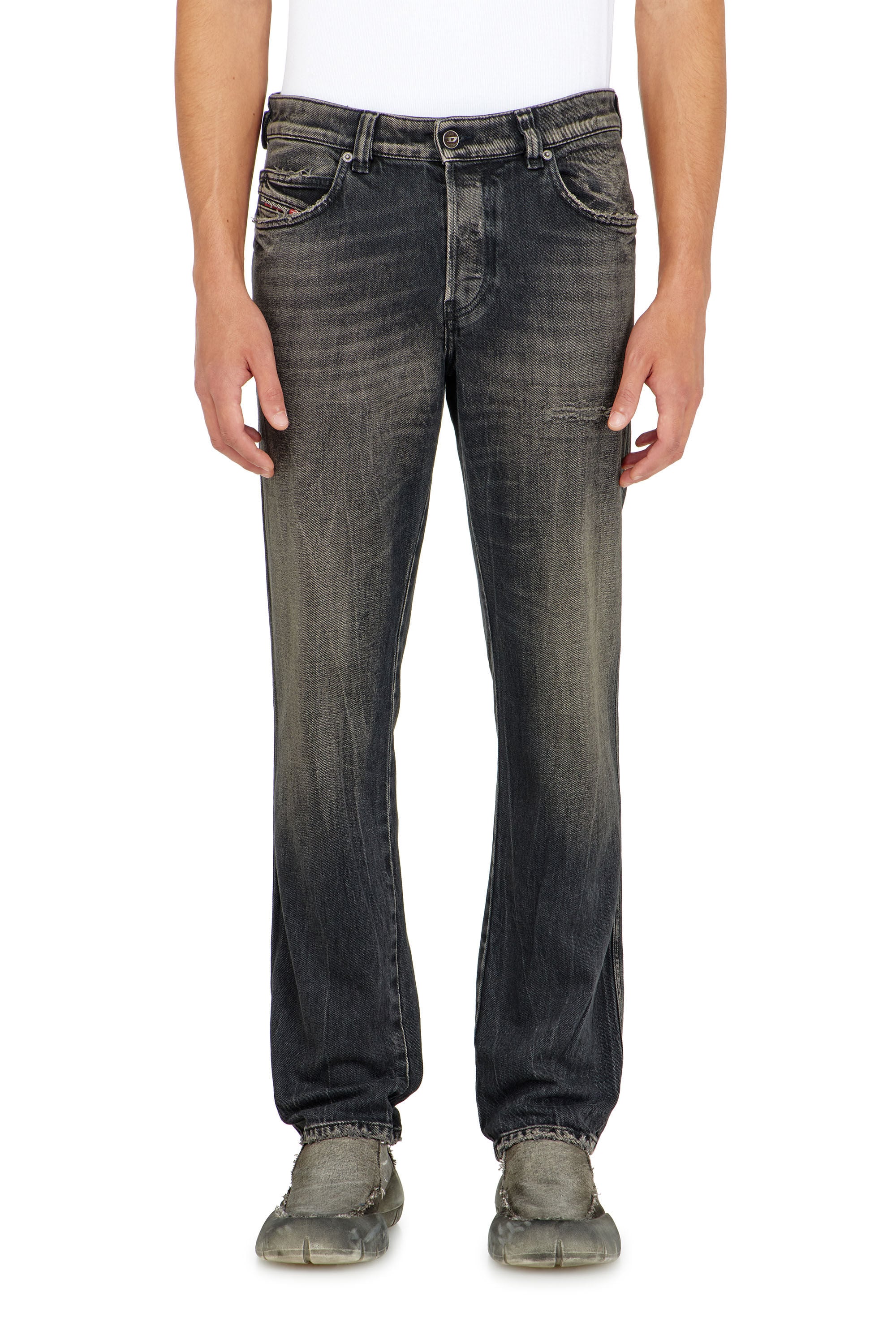 Diesel - Man's Slim Jeans 1993 D-Vyl 09P46, Black/Dark grey - 4