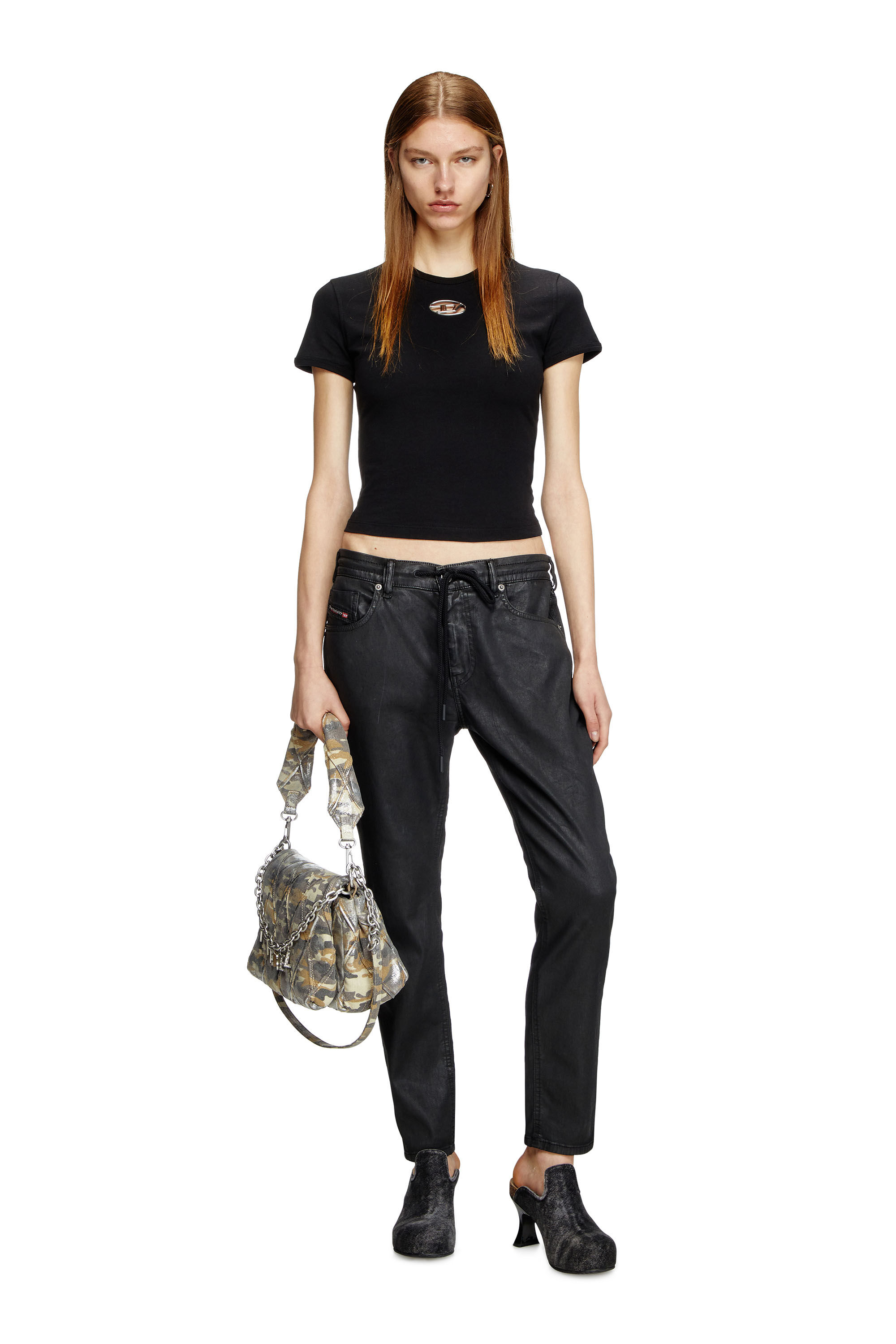 Diesel - Woman's Regular 2031 D-Krailey Joggjeans® 068PX, Black/Dark grey - 1