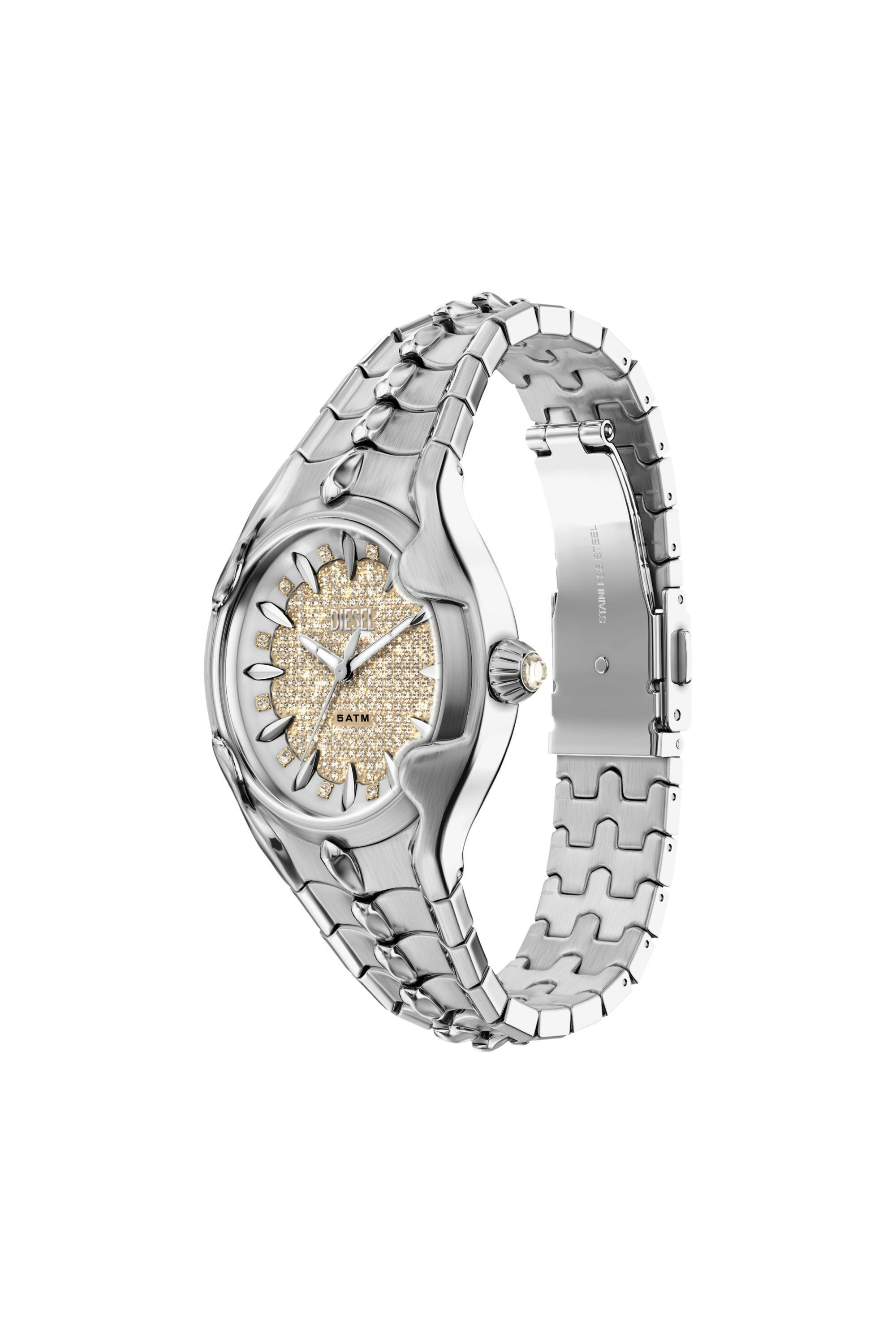 Diesel - DZ5631 WATCH, Man's Vert Stainless Steel Watch in Silver - 7