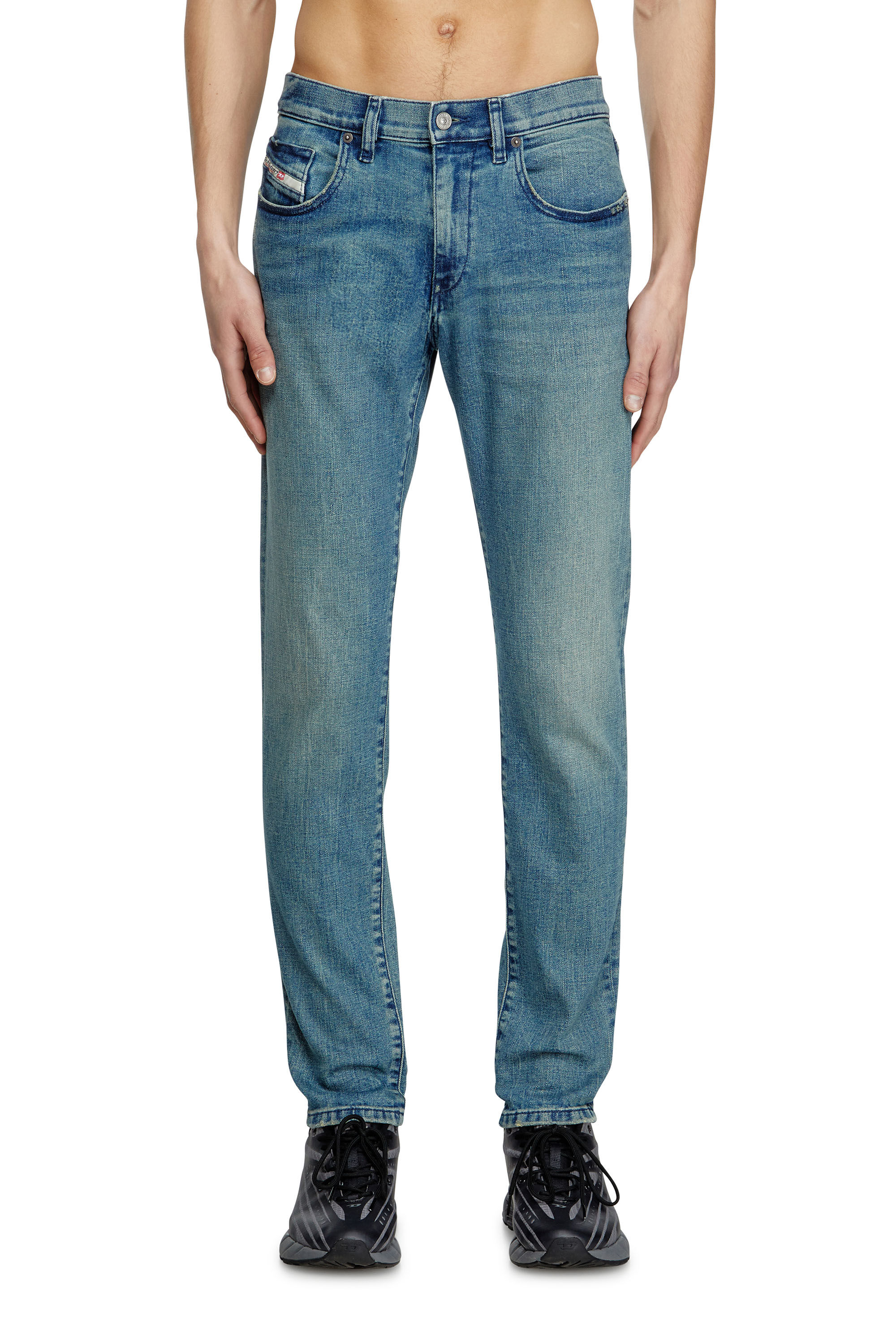 Diesel - Man's Slim Jeans 2019 D-Strukt 0BMBW, Medium blue - 3