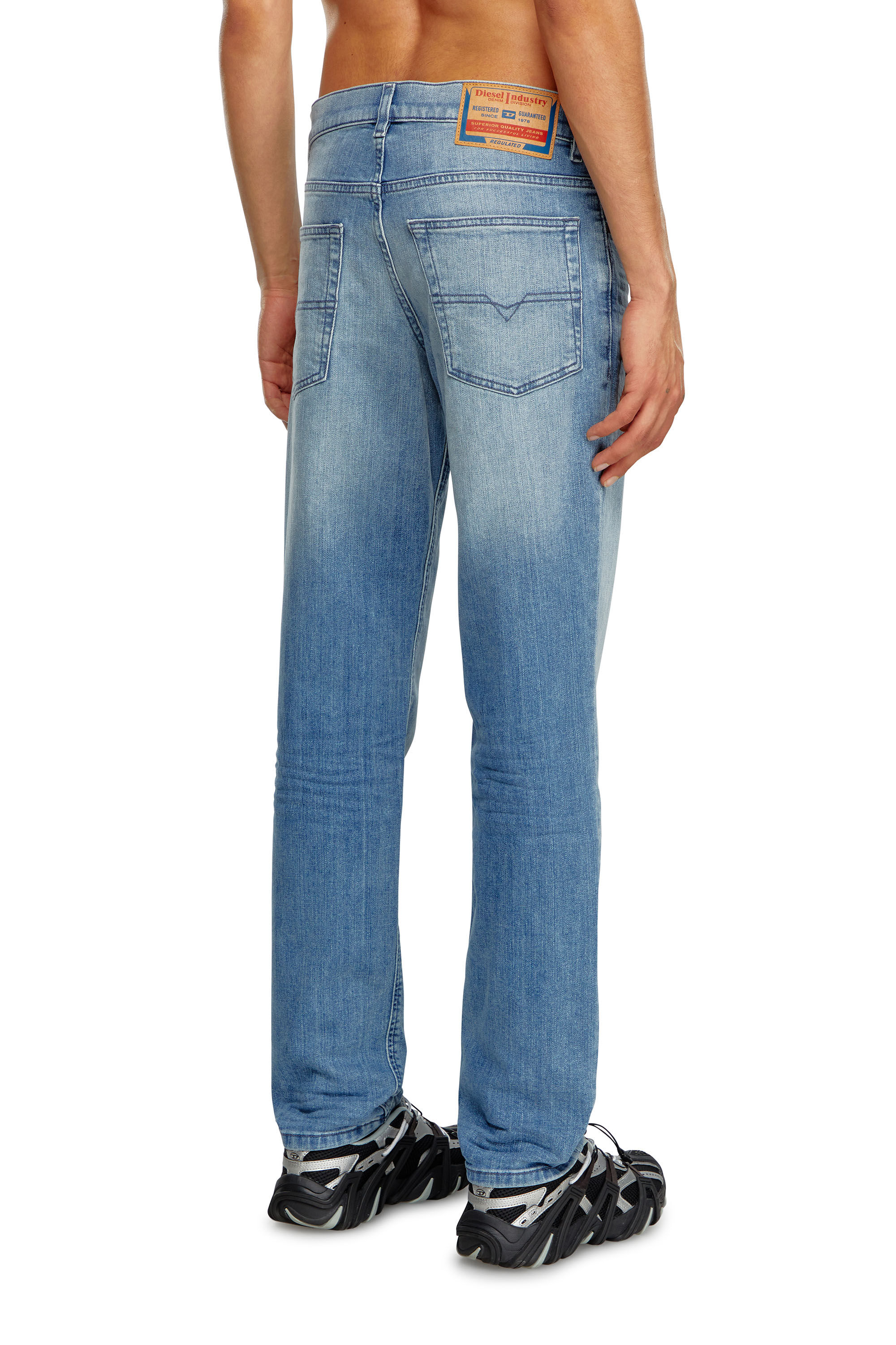 Diesel - Man Tapered Jeans 2023 D-Finitive 0GRDI, Light Blue - Image 4