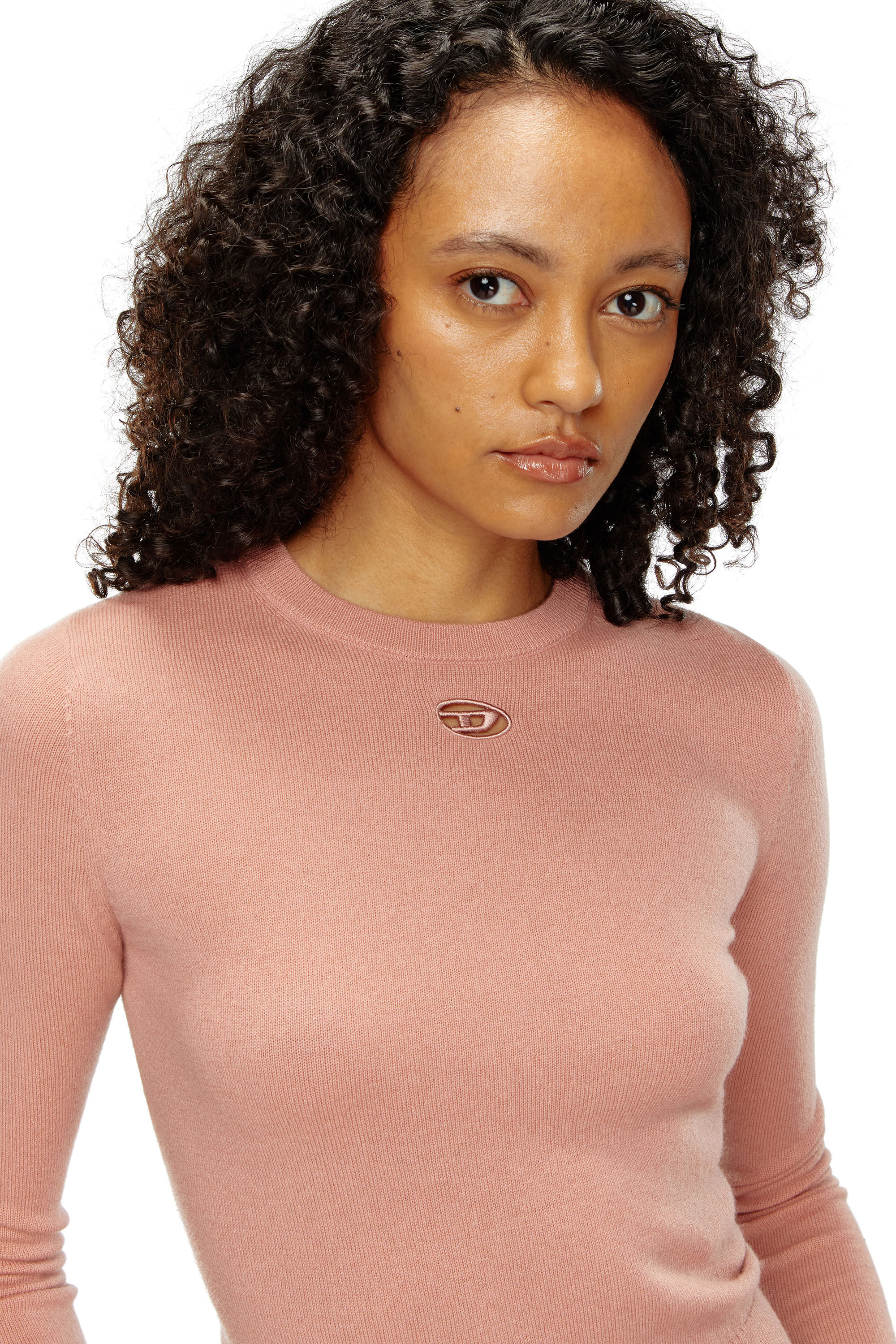 Diesel - M-AREESAX, Woman Wool and cashmere top in Pink - Image 5