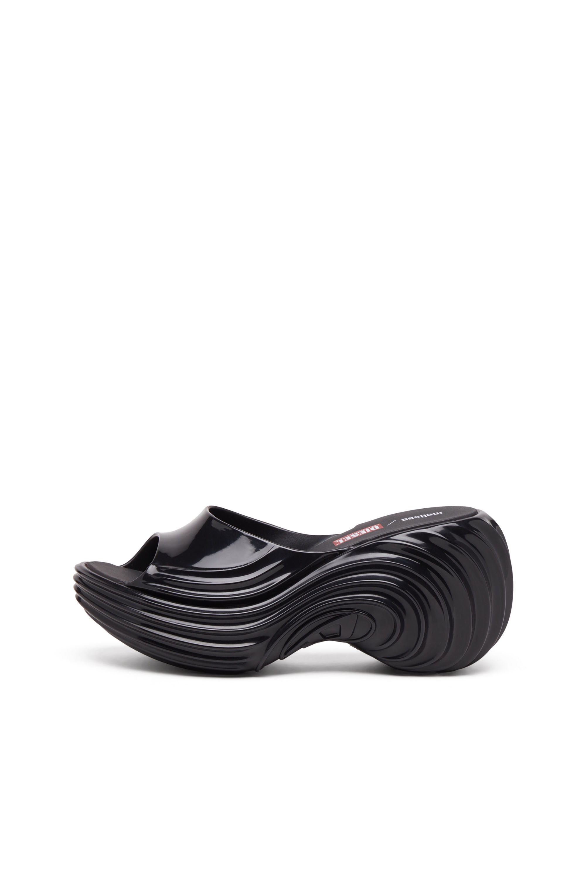 靴 Melissa/Diesel Quantum Platform Women's Platform mule in Melflex® | Red | Diesel