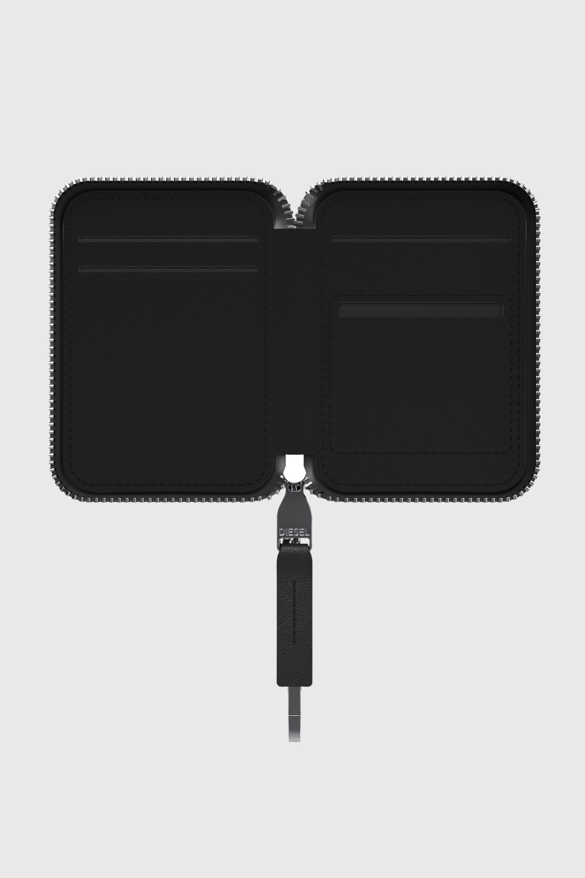 Diesel - 60667 UNIVERSAL POUCH, Unisex's Oval D MagSafe pouch in Black - 5