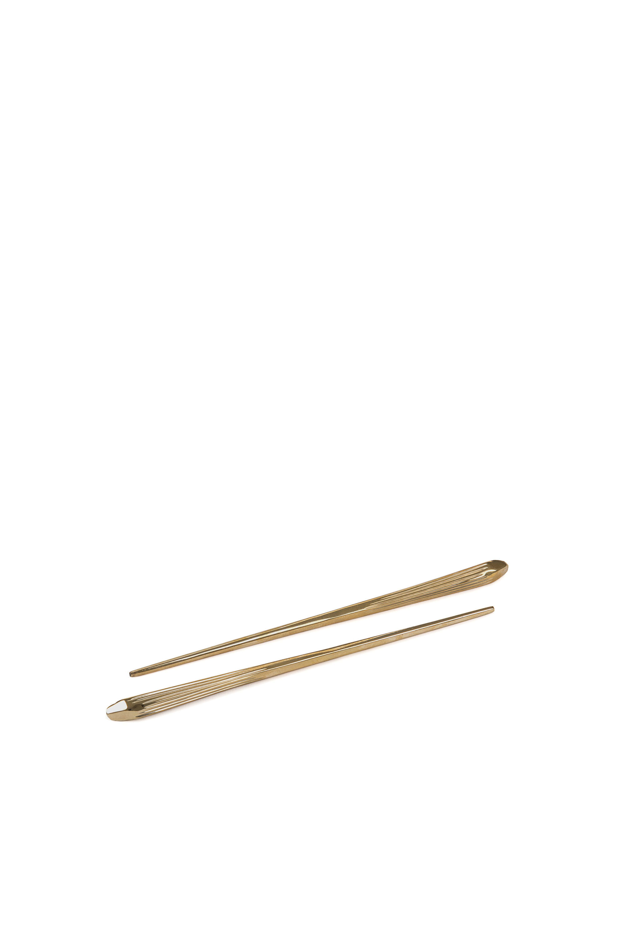 Diesel - 10833 COSMIC DINER, Unisex's Brass chopstick set, height cm 21 / 8.4'' in Gold - 2