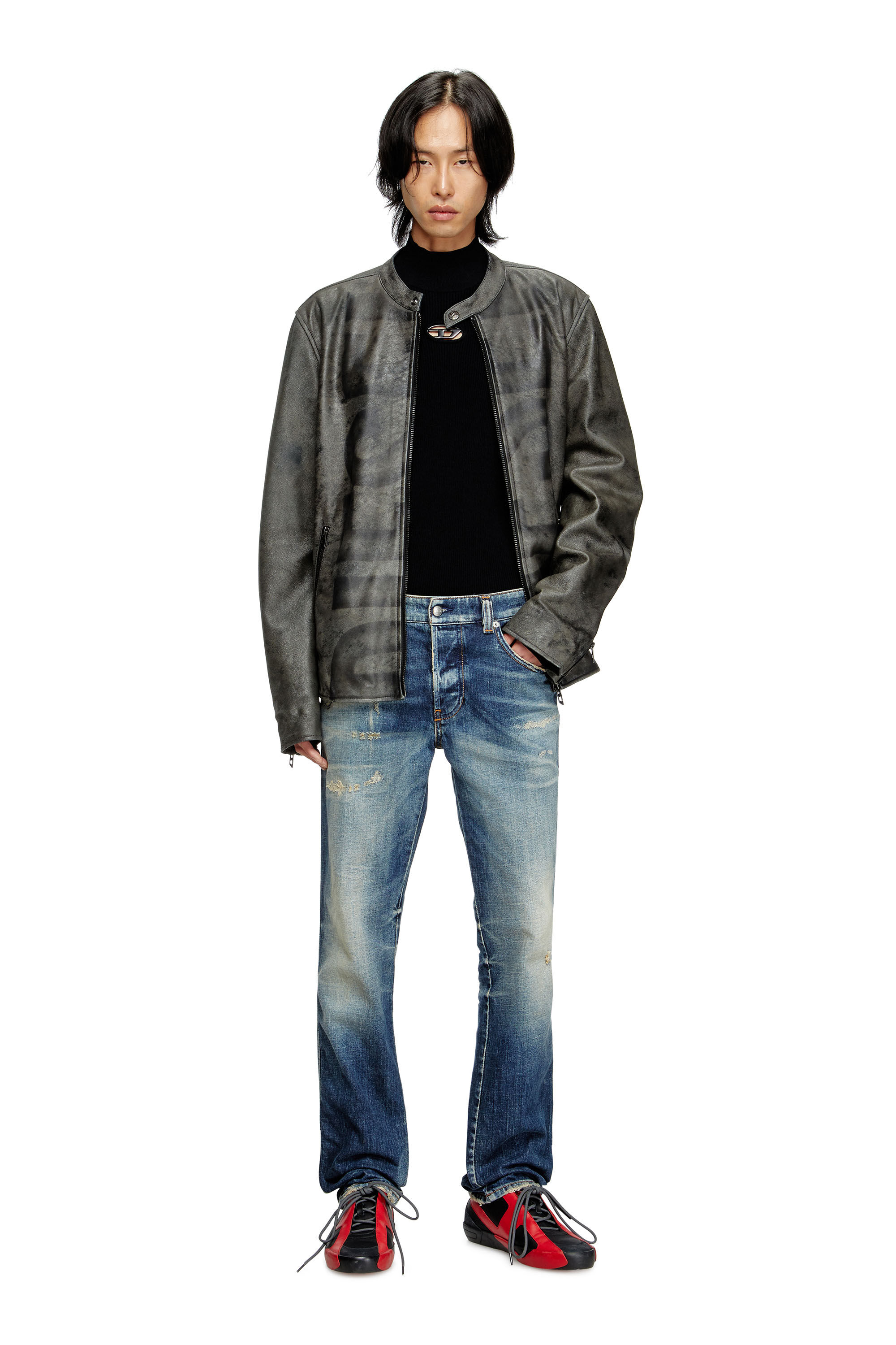 Diesel - Man's Slim Jeans 1993 D-Vyl 09M55, Dark Blue - 1
