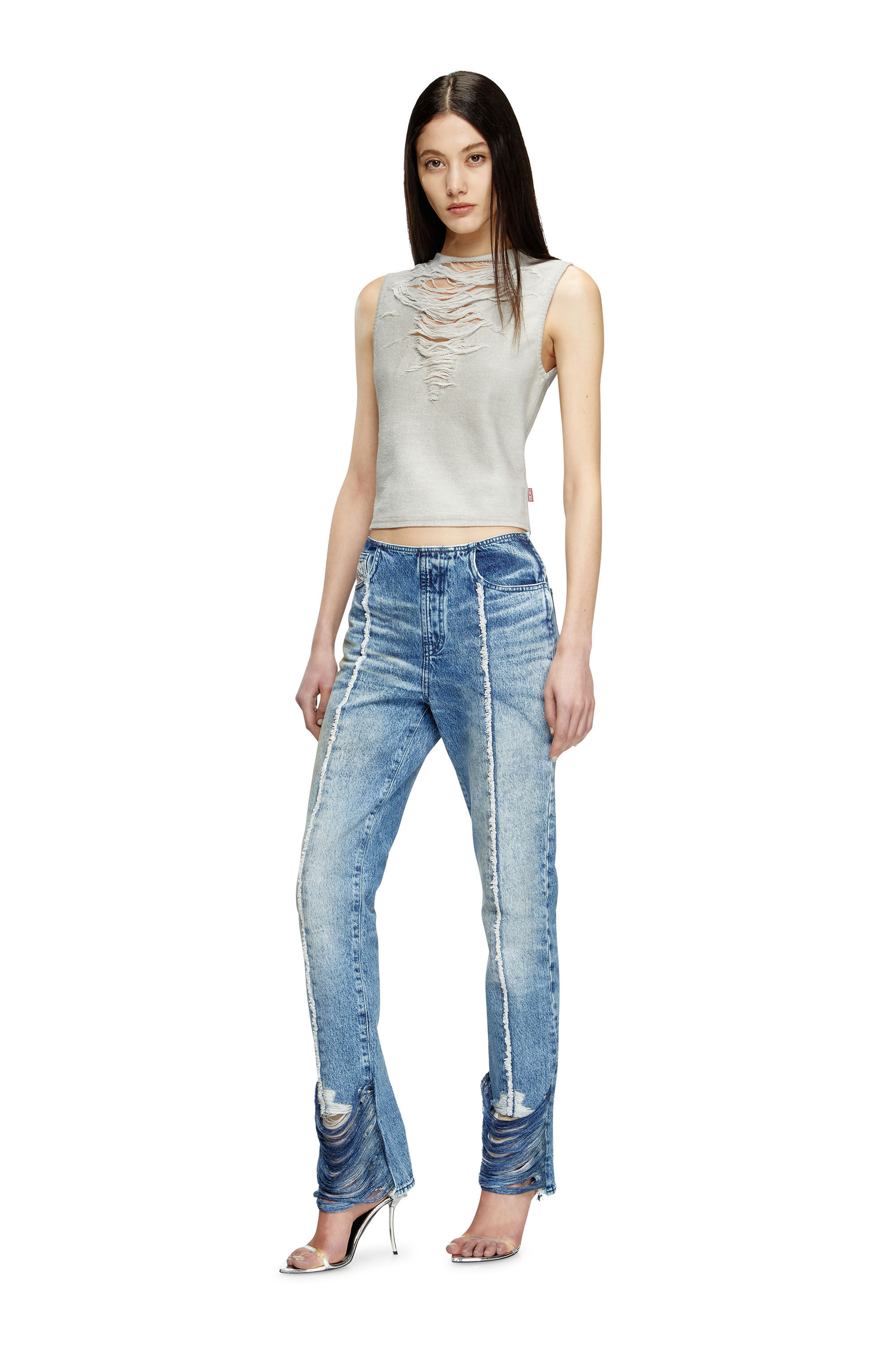 Women's Bootcut Jeans | Medium blue | Diesel D-Ginna