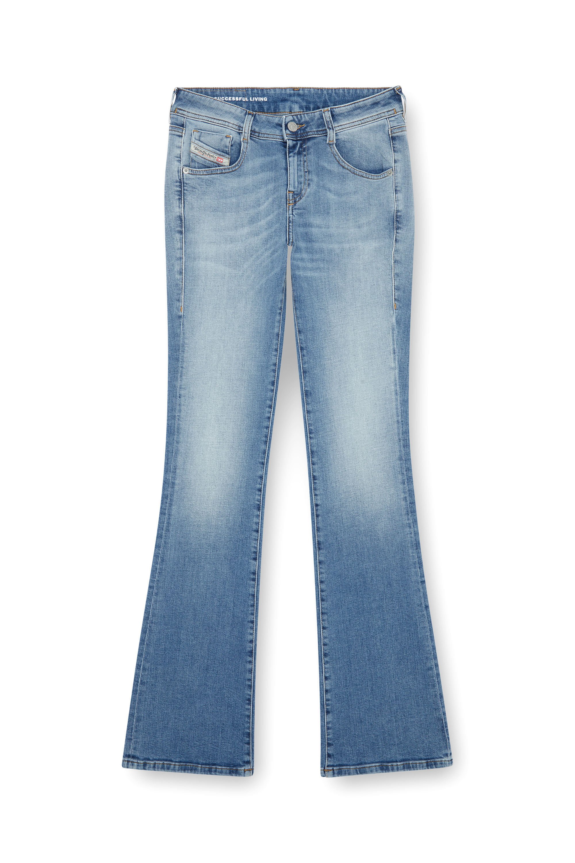 Diesel - Woman Bootcut and Flare Jeans 1969 D-Ebbey 09K06, Light Blue - Image 2