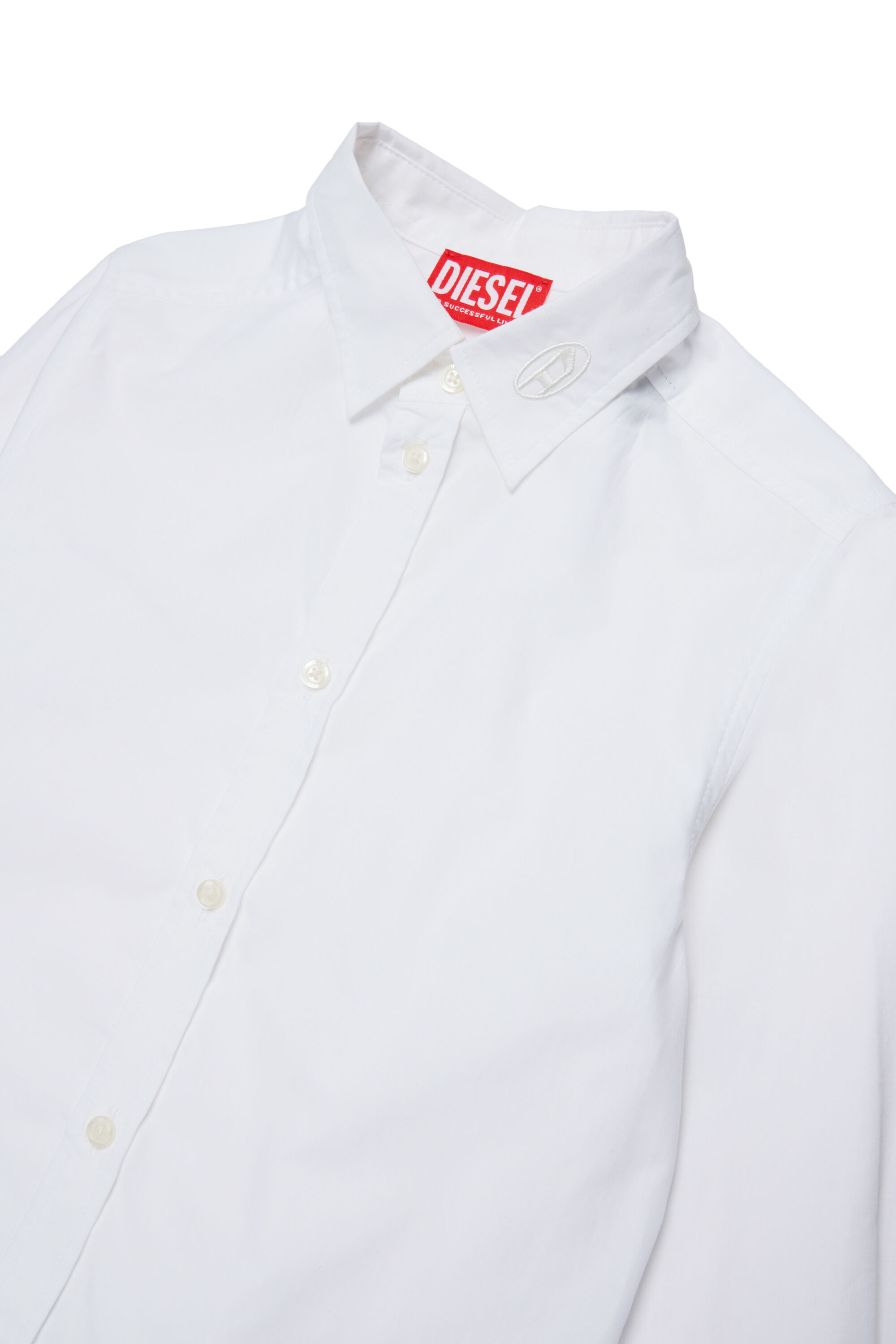 Diesel - CSTANLEY, Man's Cotton shirt in White - 3