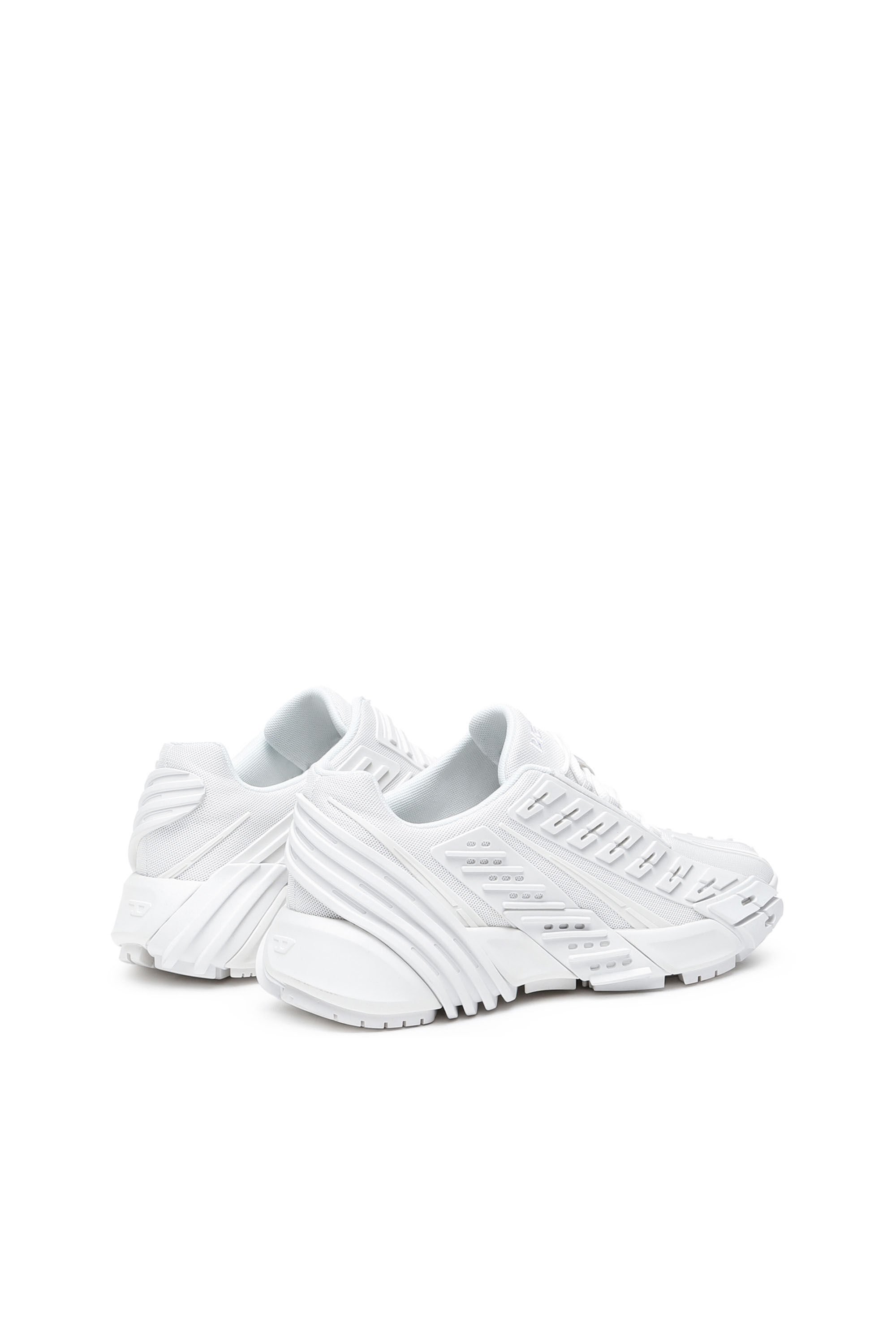Diesel - S-PROTOTYPE LOW, Man S-Prototype Low - Sneakers in mesh and rubber in White - Image 3