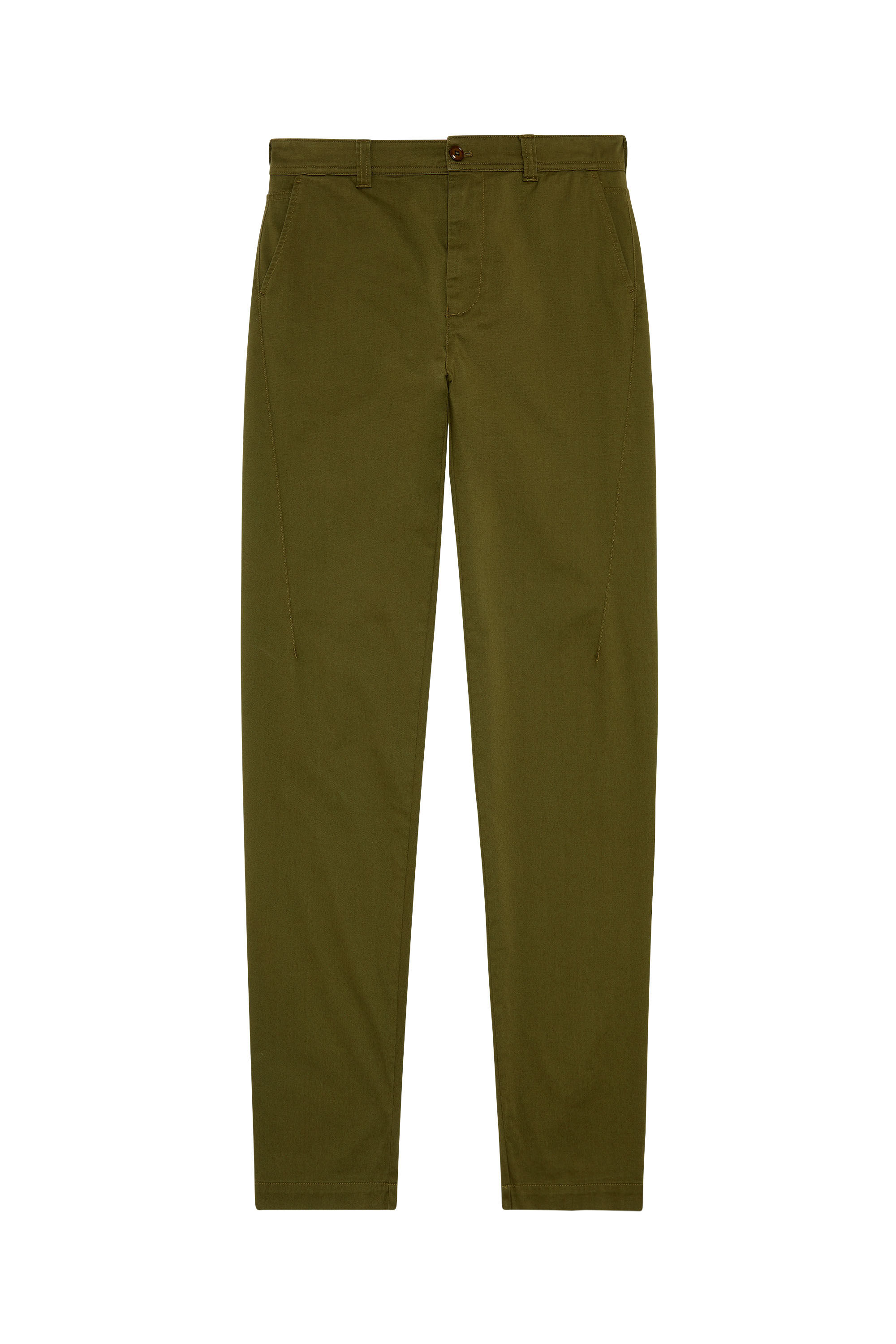 Diesel - P-DEAN, Man Chino pants in cotton gabardine in Green - Image 2