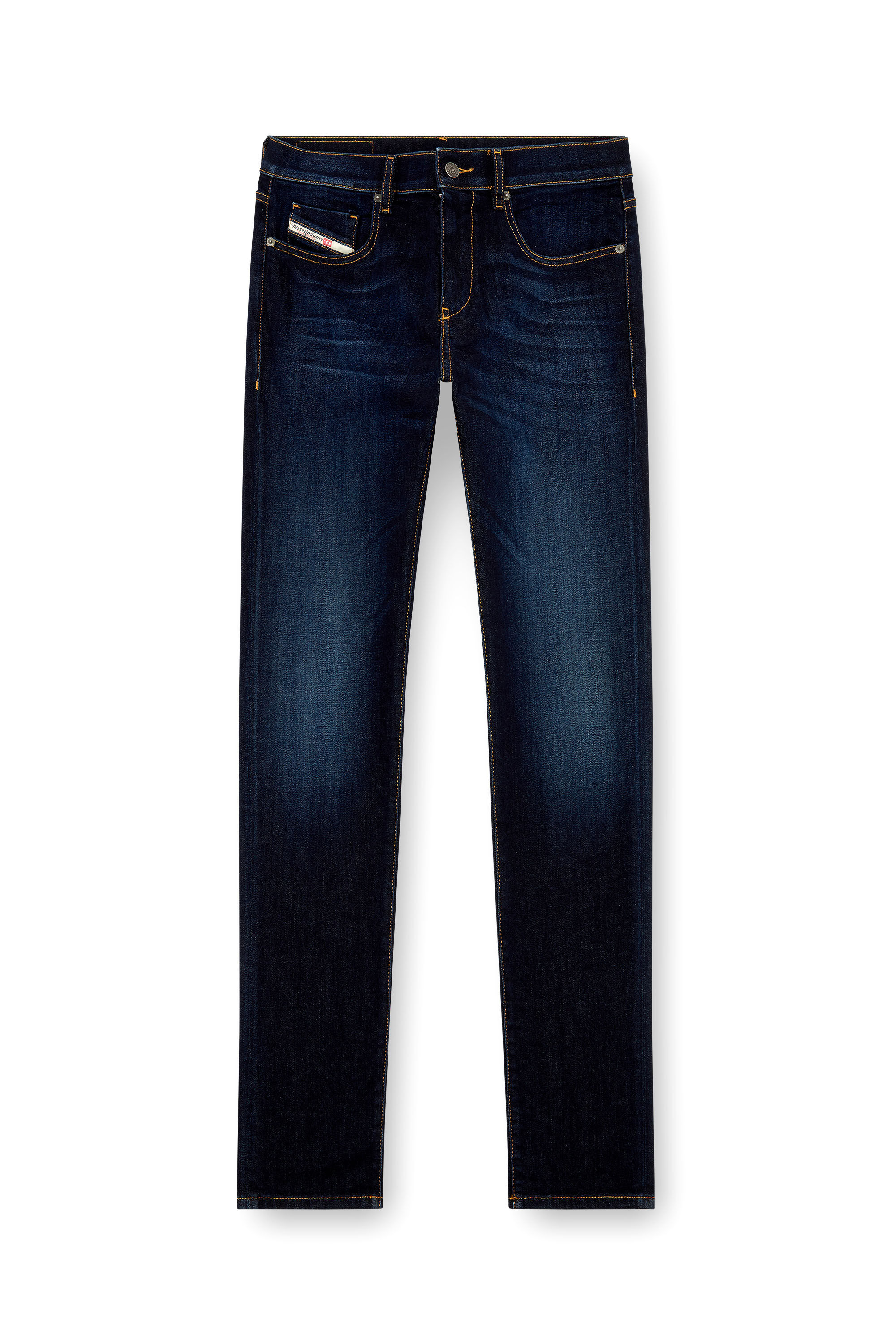 Diesel - Man's Slim Jeans 2019 D-Strukt 009ZS, Dark Blue - 2