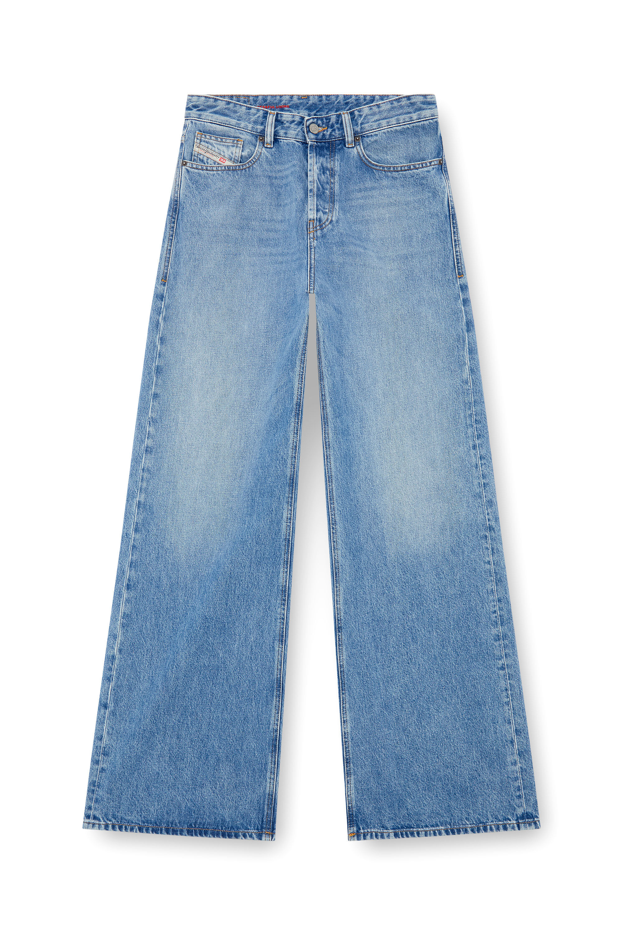 Diesel - Woman Straight Jeans 1996 D-Sire 09I29, Light Blue - Image 2