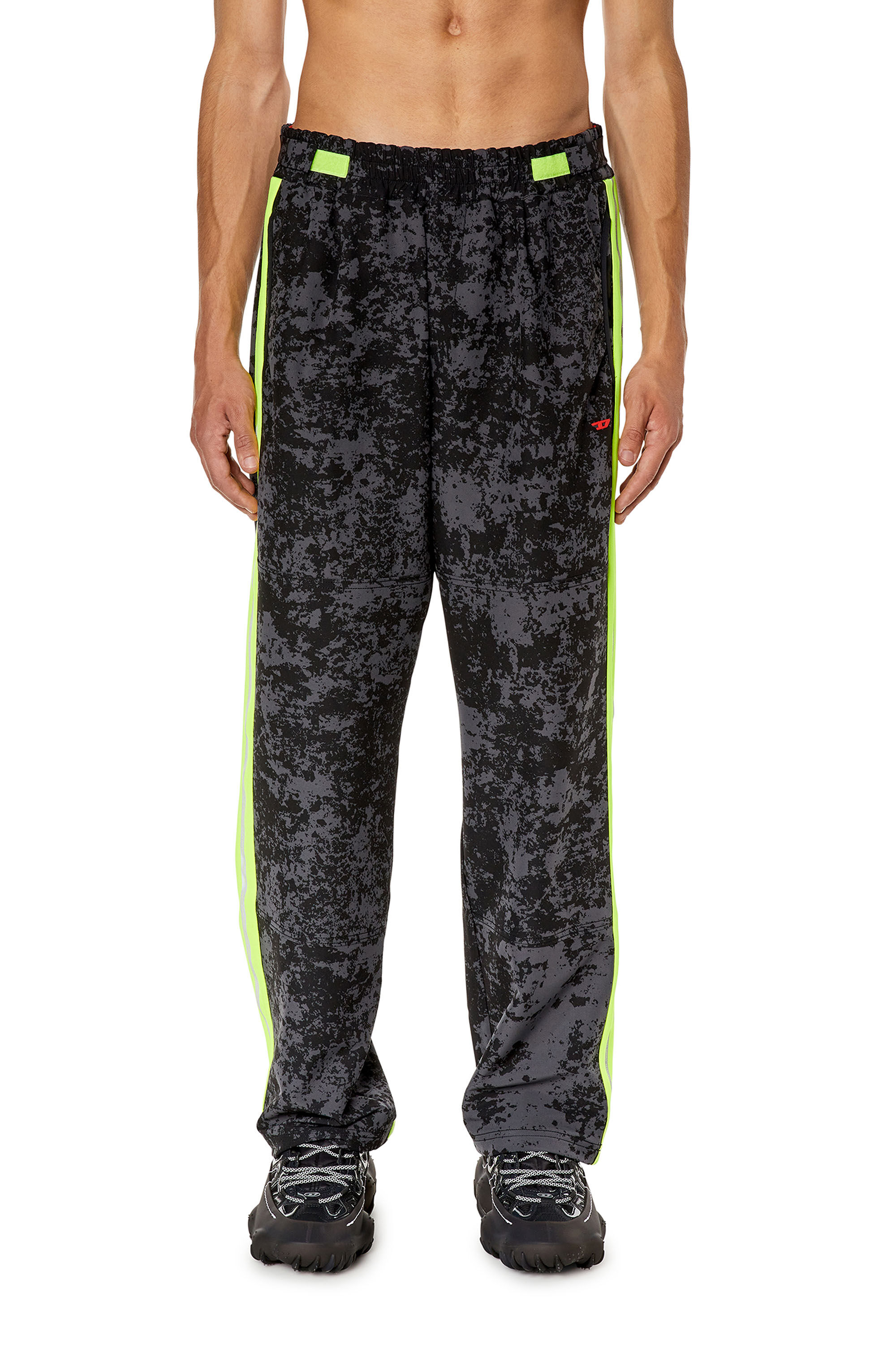 Diesel - AMWB-WINSTON-WT30, Man Woven track pants with cloudy print in Multicolor - Image 3
