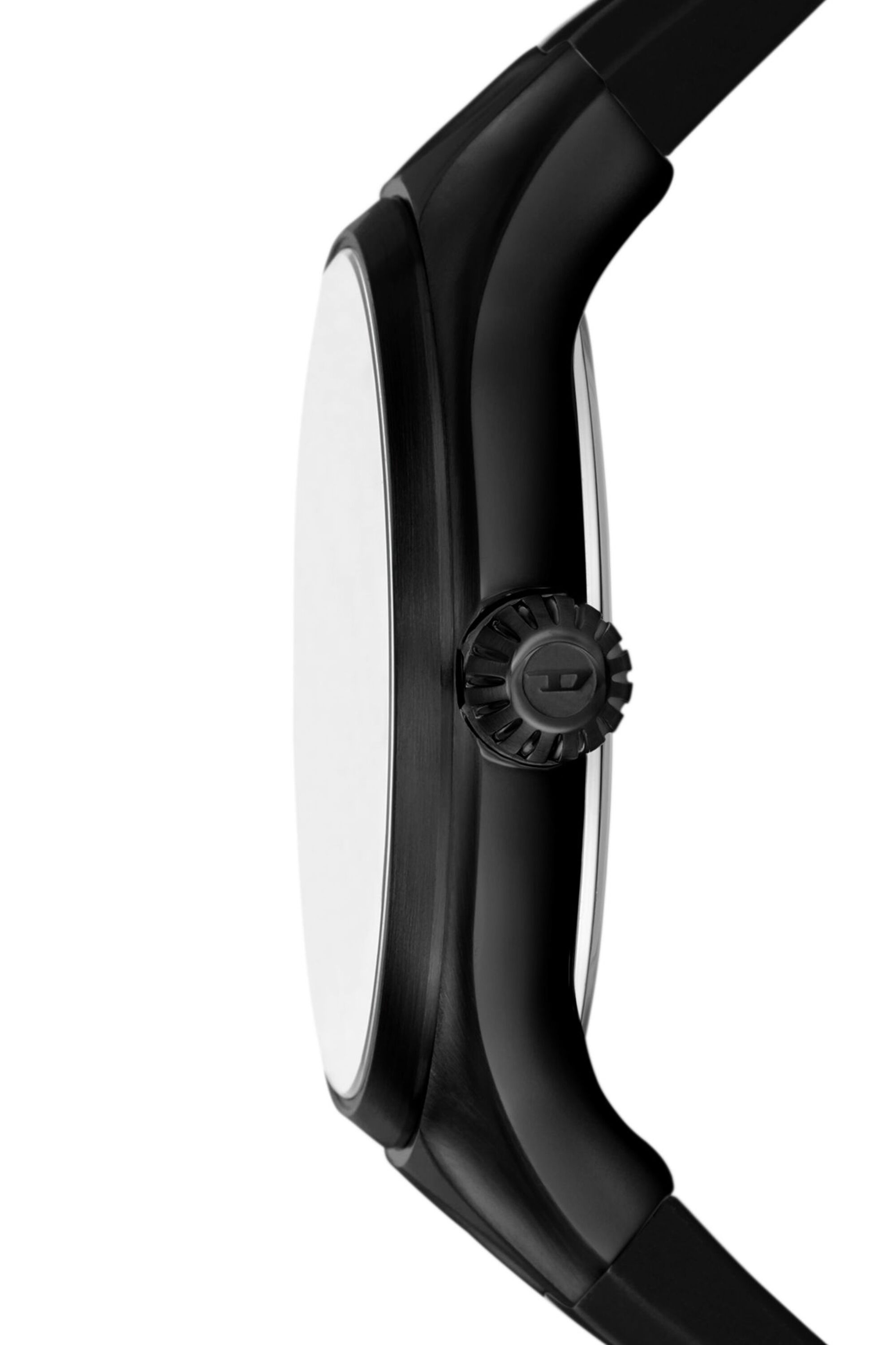 Diesel - DZ2203, Man Streamline three-hand black silicone watch in Black - Image 3