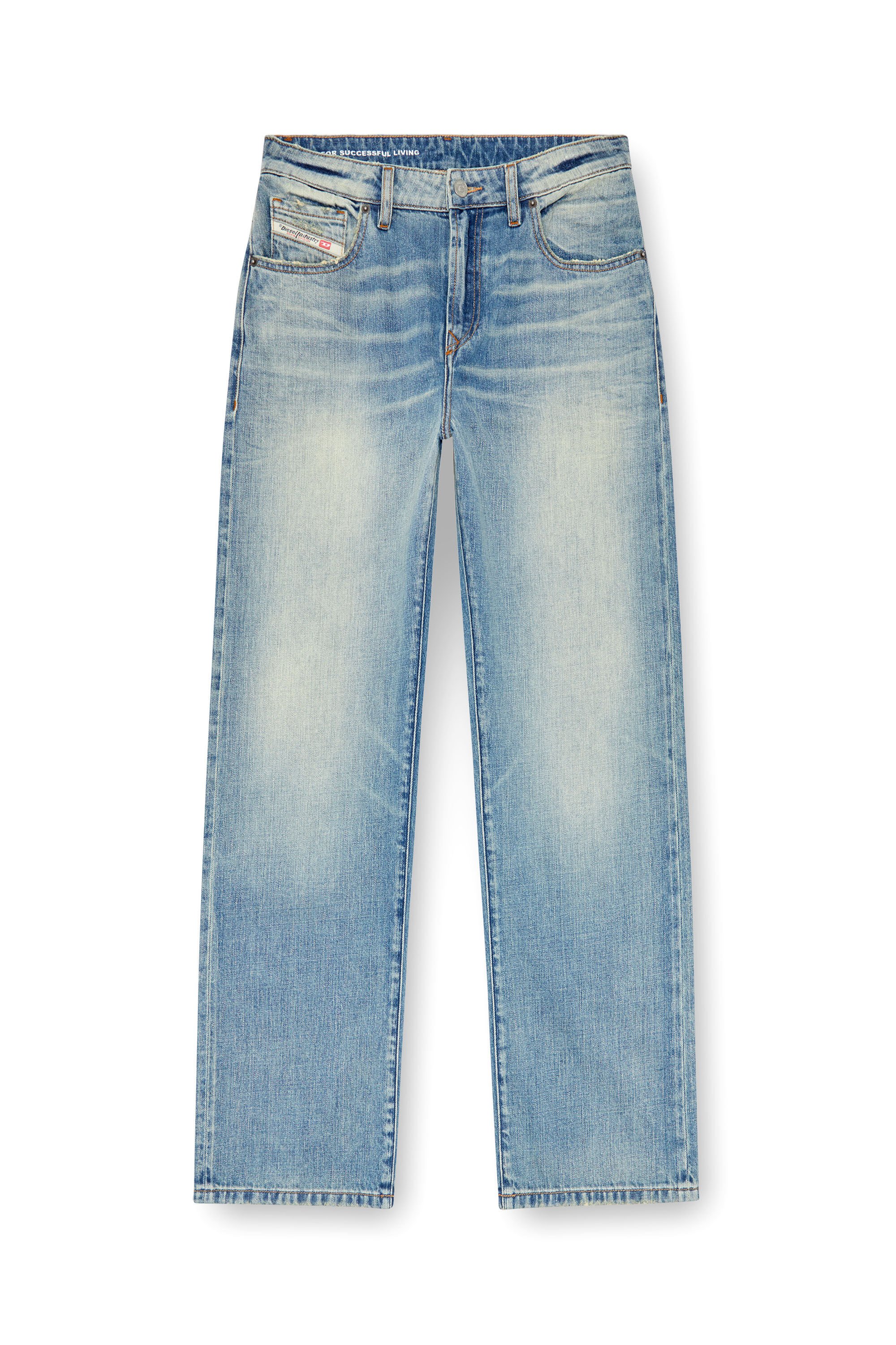 Diesel - Woman Straight Jeans 1999 D-Reggy 0GRDN, Light Blue - Image 2