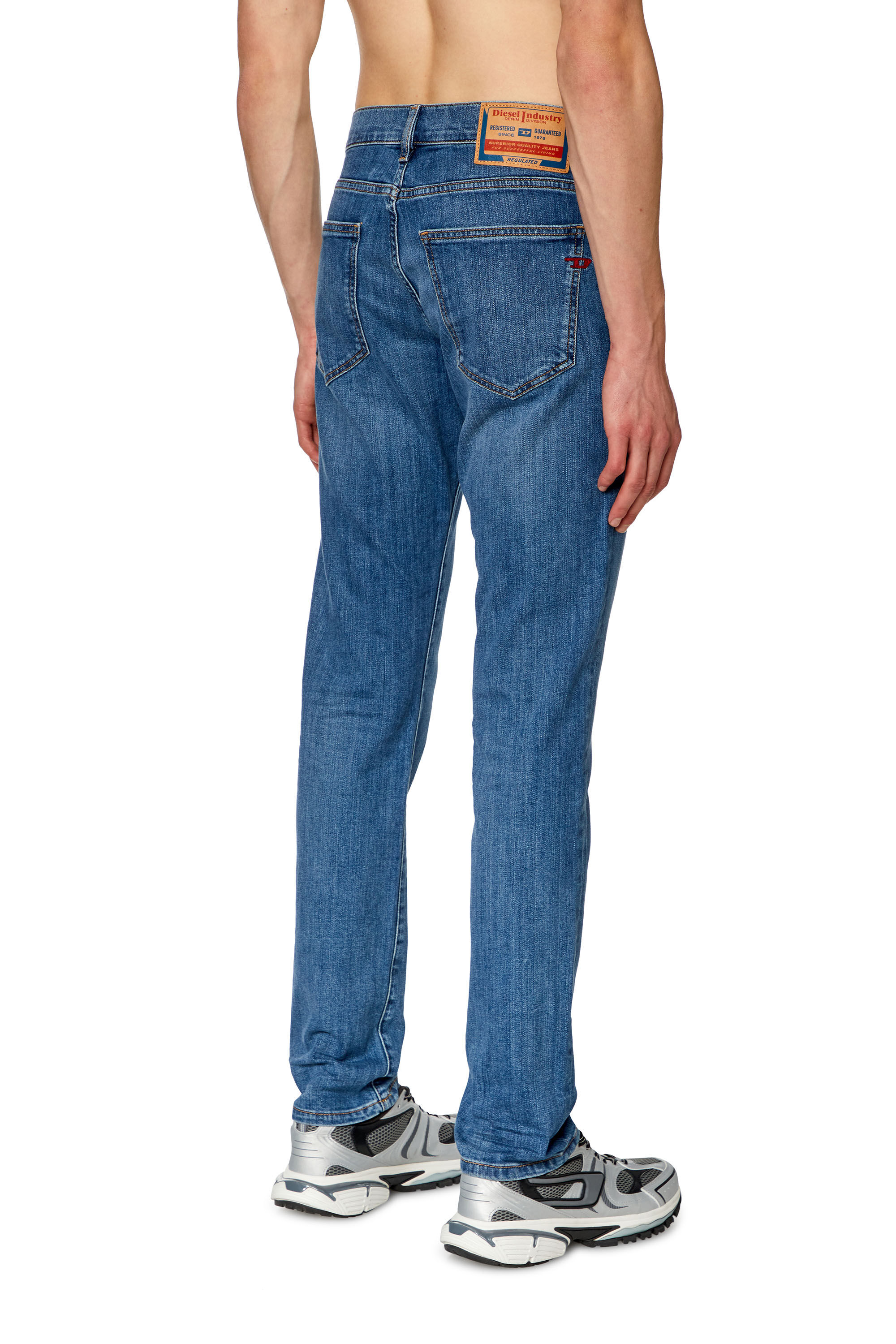 Diesel - Man Slim Jeans 2019 D-Strukt 0KIAL, Light Blue - Image 3