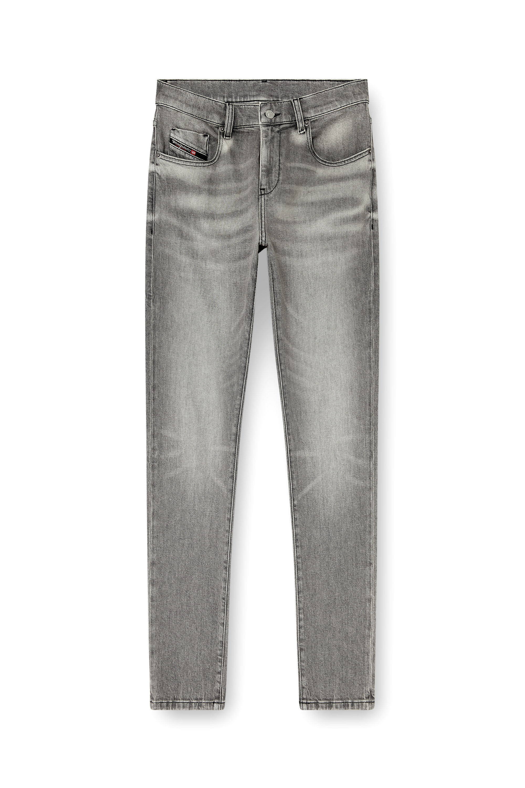 Diesel - Man's Slim Jeans 2019 D-Strukt 0KBBL, Light Grey - 6