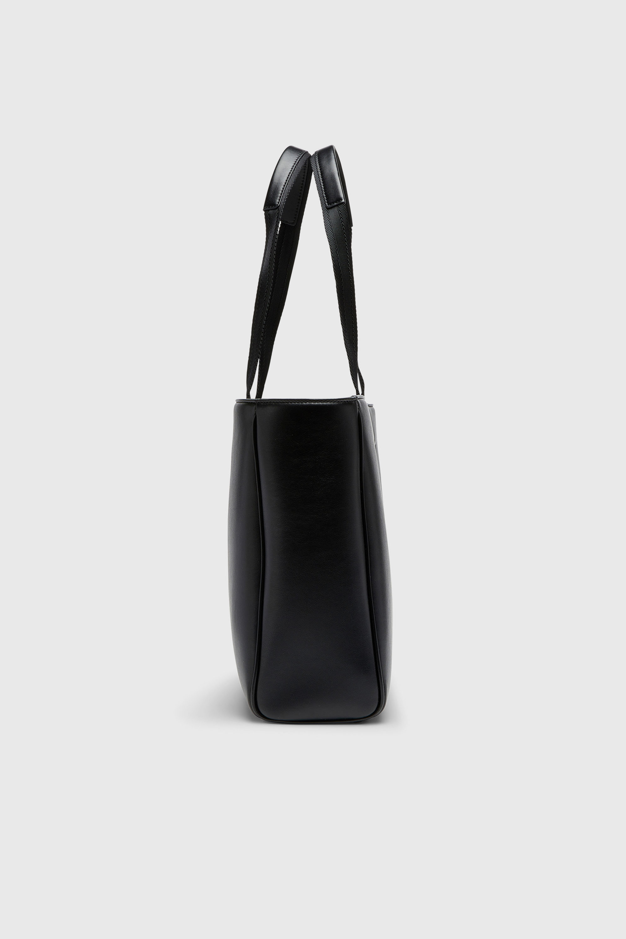 Diesel - HOLI-D SHOPPER EW, Unisex's Holi-D-Square shopper in bonded neoprene in Black - 4