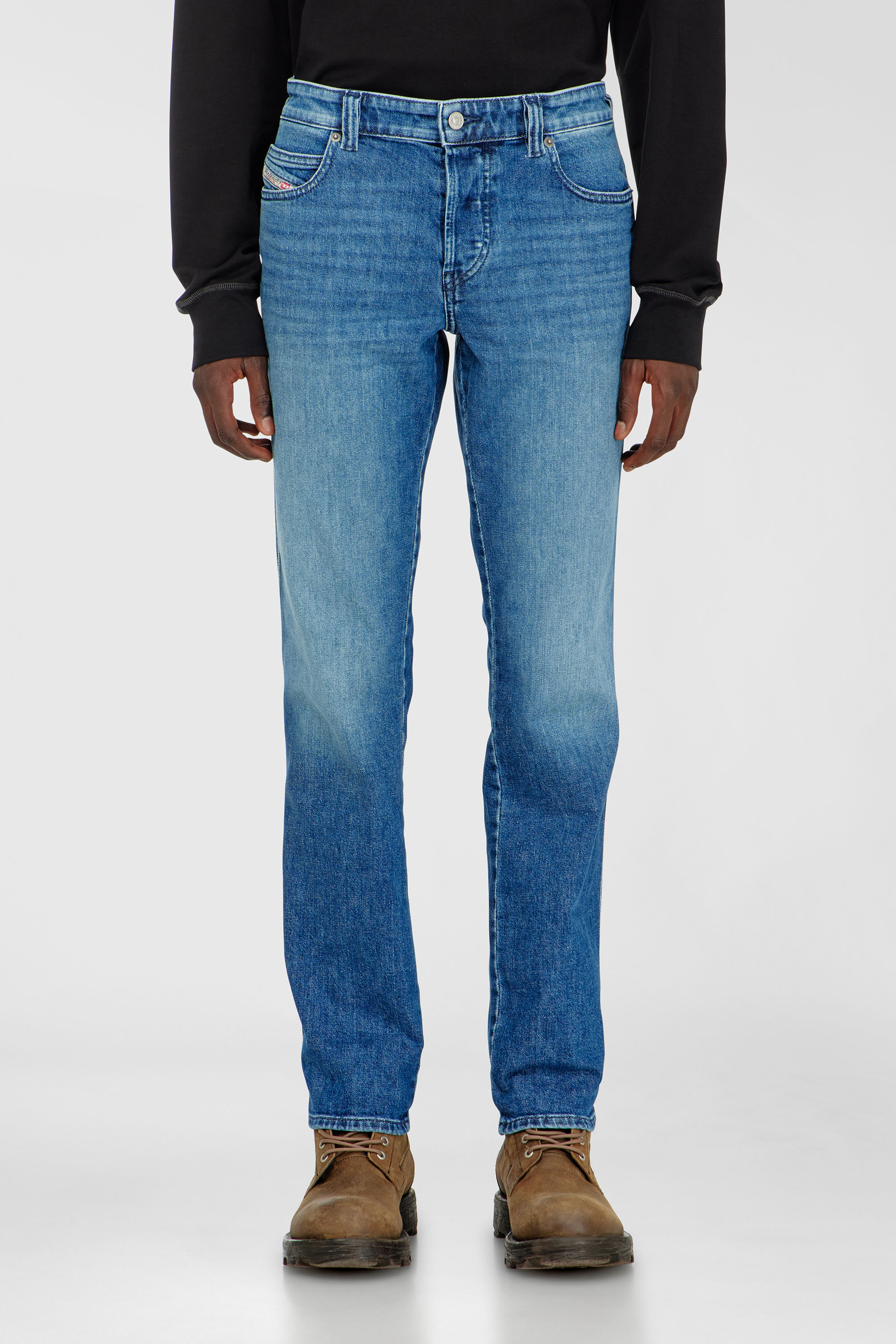 Diesel - Man's Slim Jeans 1993 D-Vyl 0HKJM, Medium blue - 4