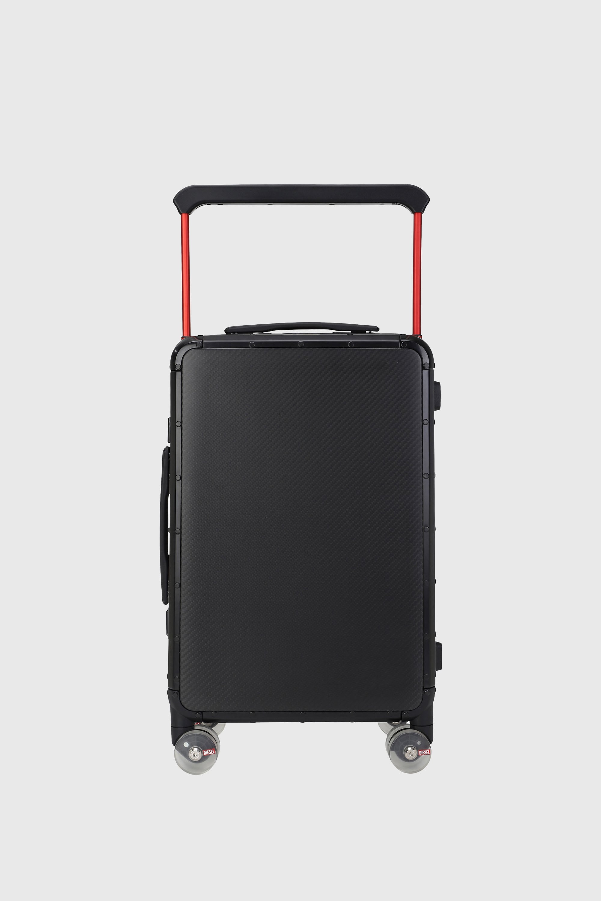 Diesel - DSL CARBON FIBER TROLLEY-BLACK- DSL001, Unisex's Carbon fiber suitcase size S in Black - 2