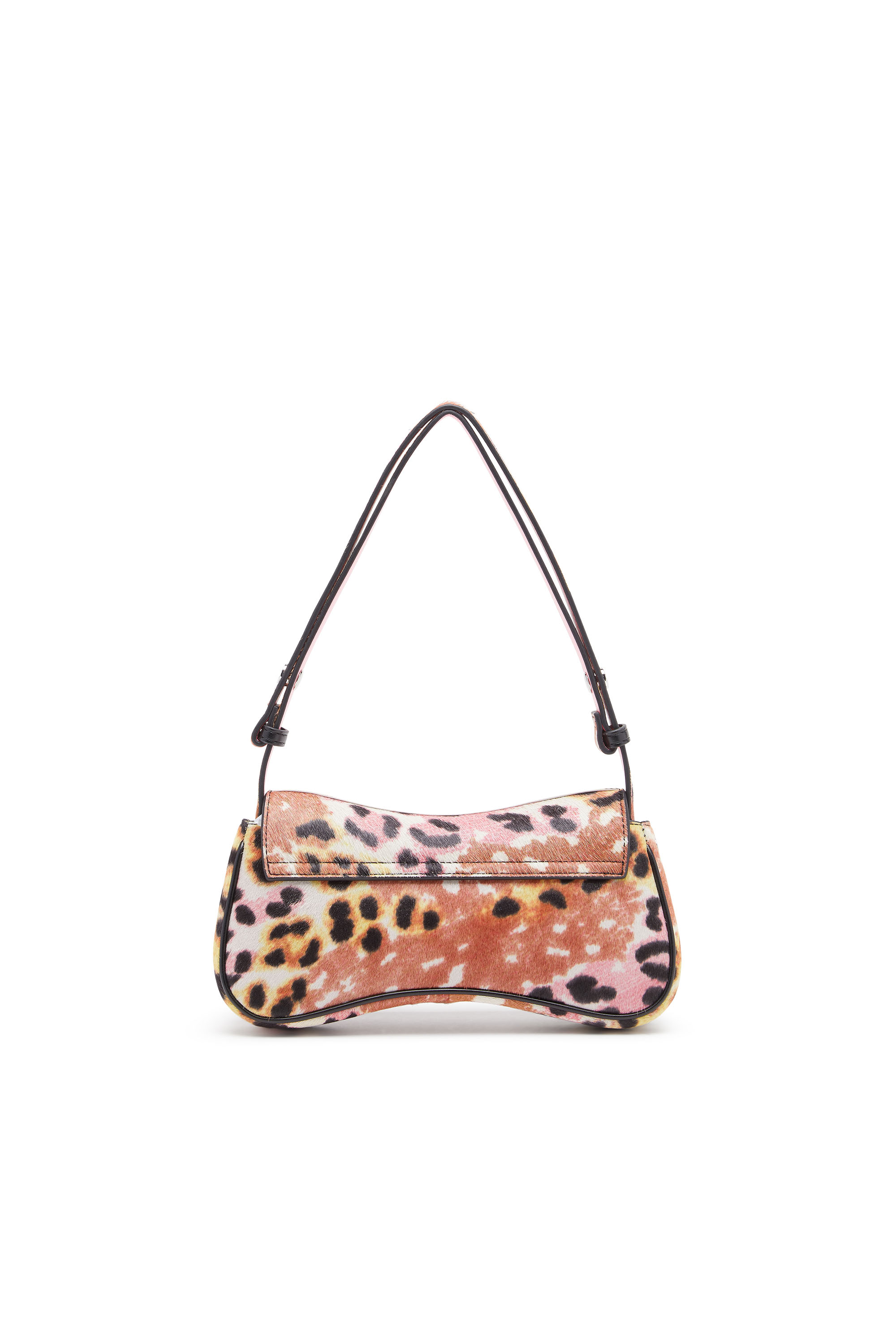 Diesel - PLAY CLUTCH, Woman's Play-Clutch in cavallino animalier in Brown - 2