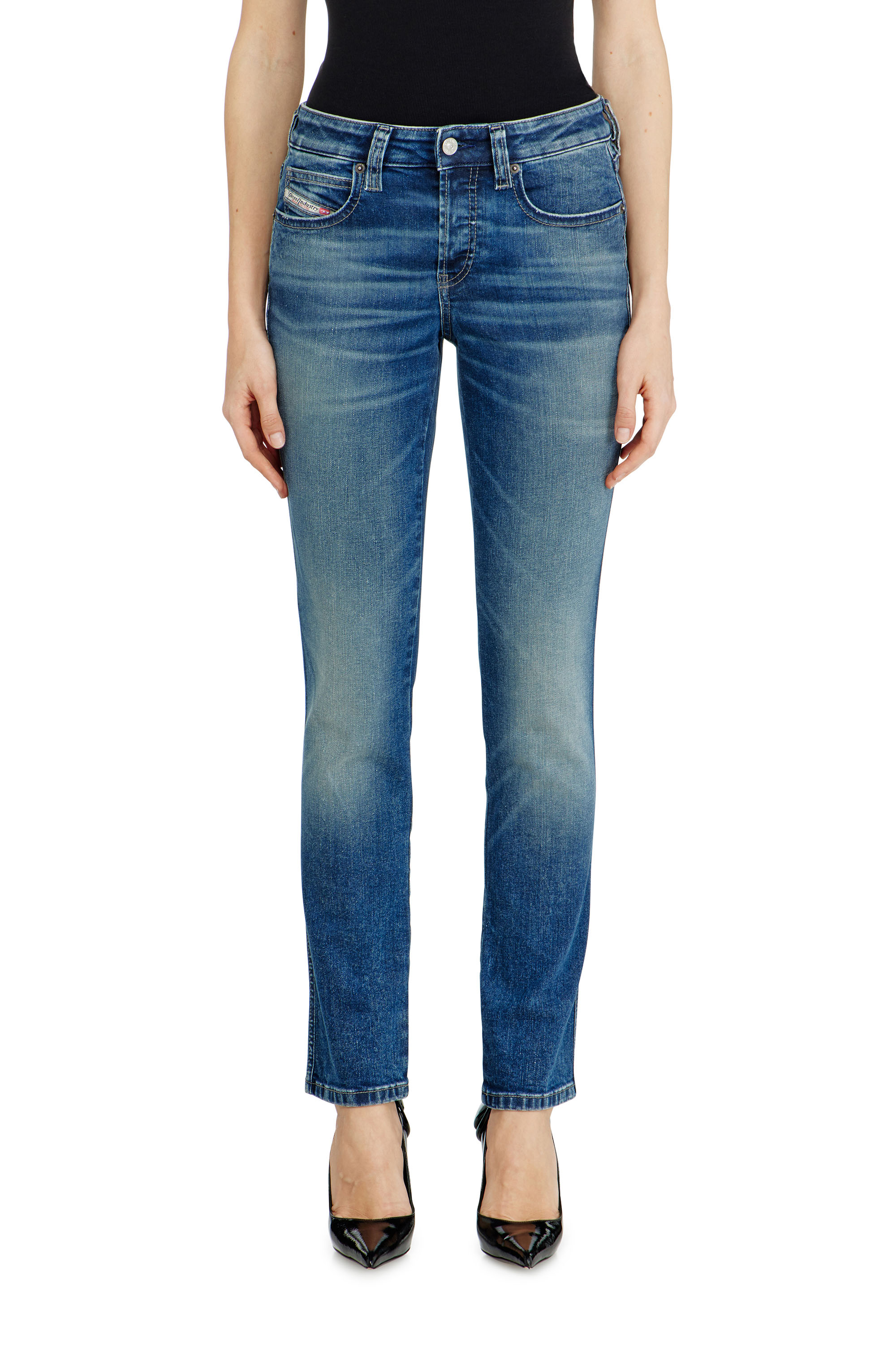 Diesel - Woman's Slim Jeans 1992 D-Jiann 0DBEE, Medium blue - 1