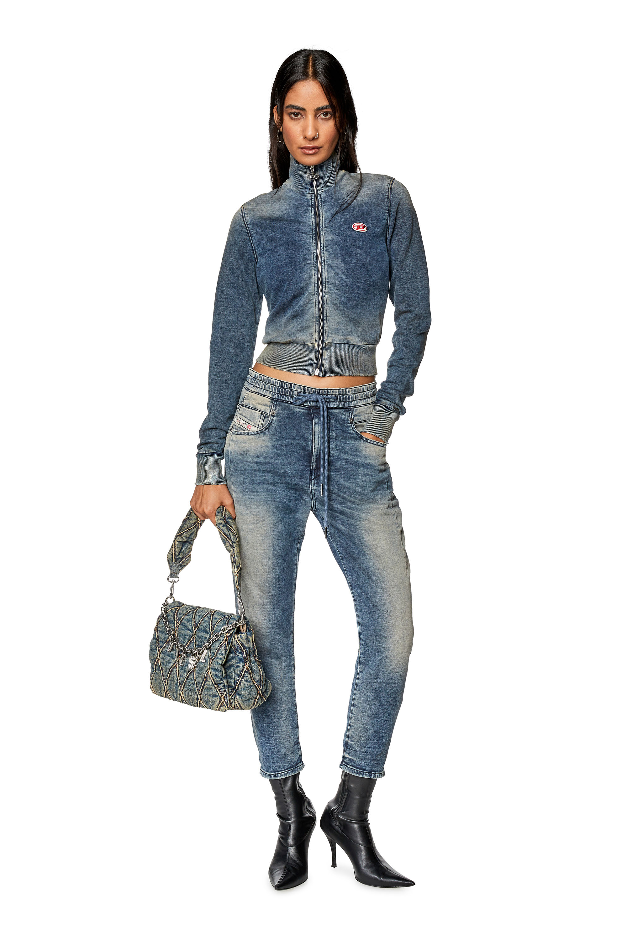 Diesel - Boyfriend Fayza JoggJeans® 068FN, Dark Blue - Image 4