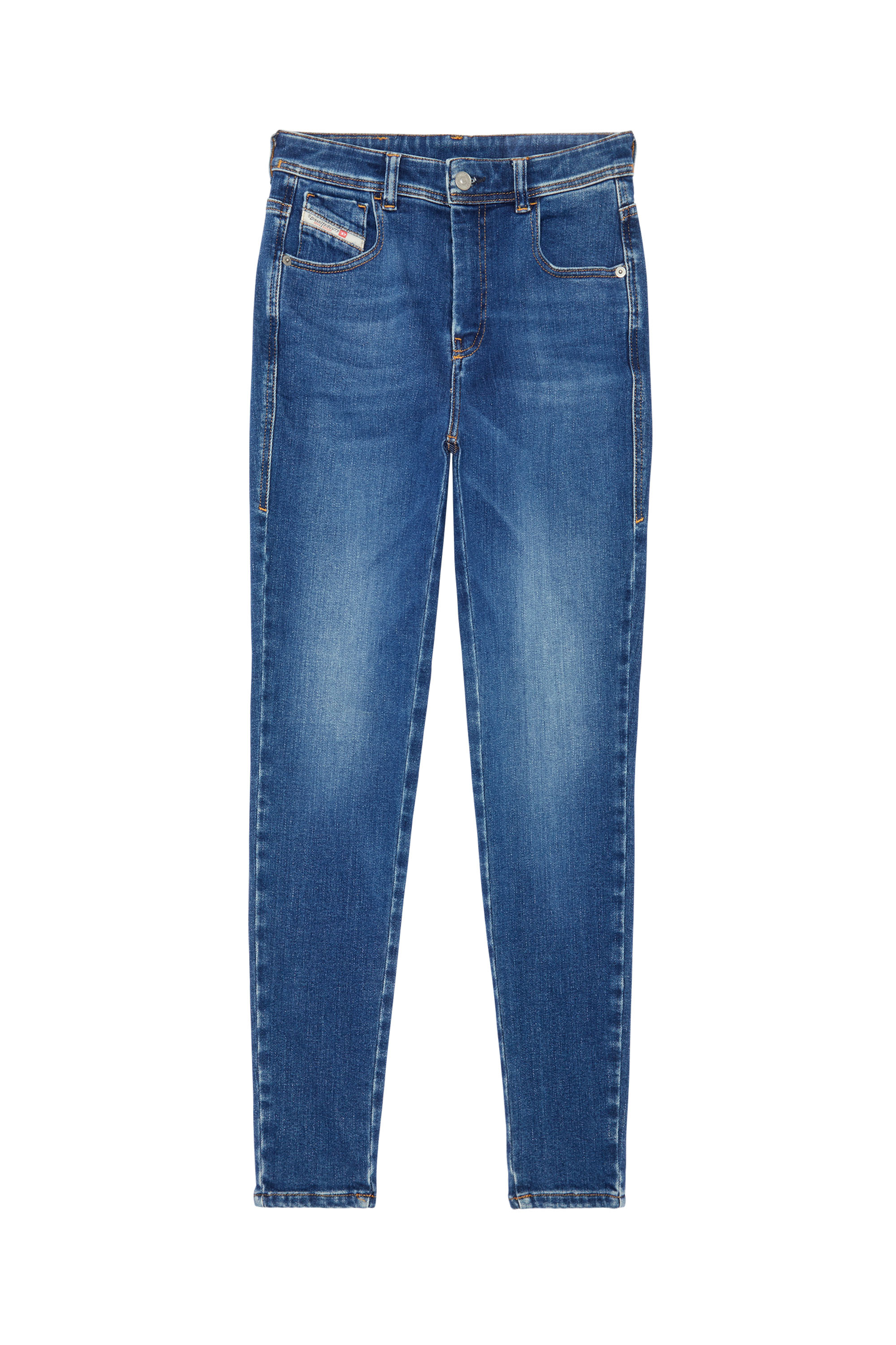 Diesel - Super skinny Jeans 1984 Slandy-High 09C21, Medium blue - Image 6
