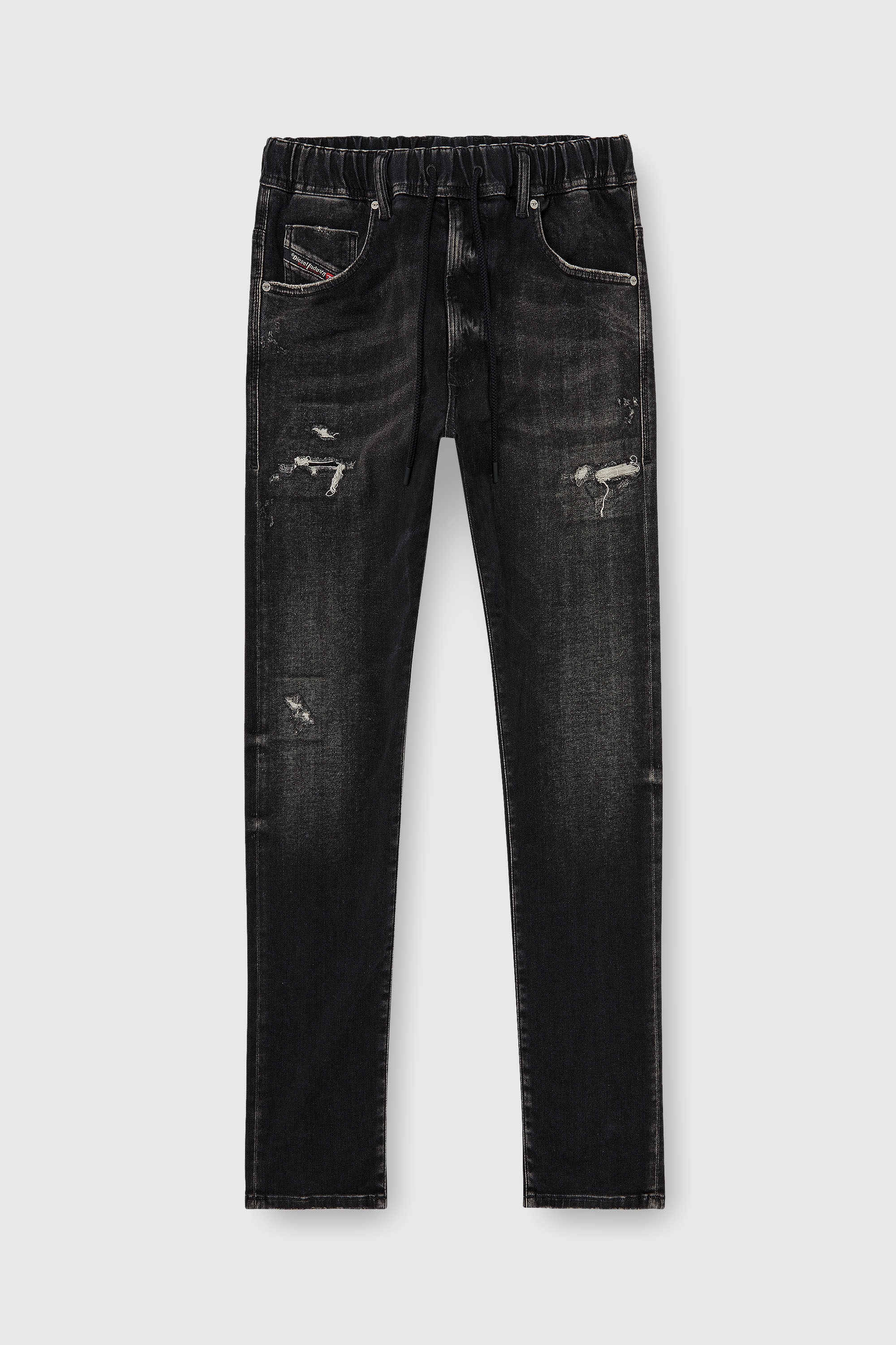 Diesel - Man's Regular E-Krooley Joggjeans&reg; 09Q22, Black/Dark grey - 4