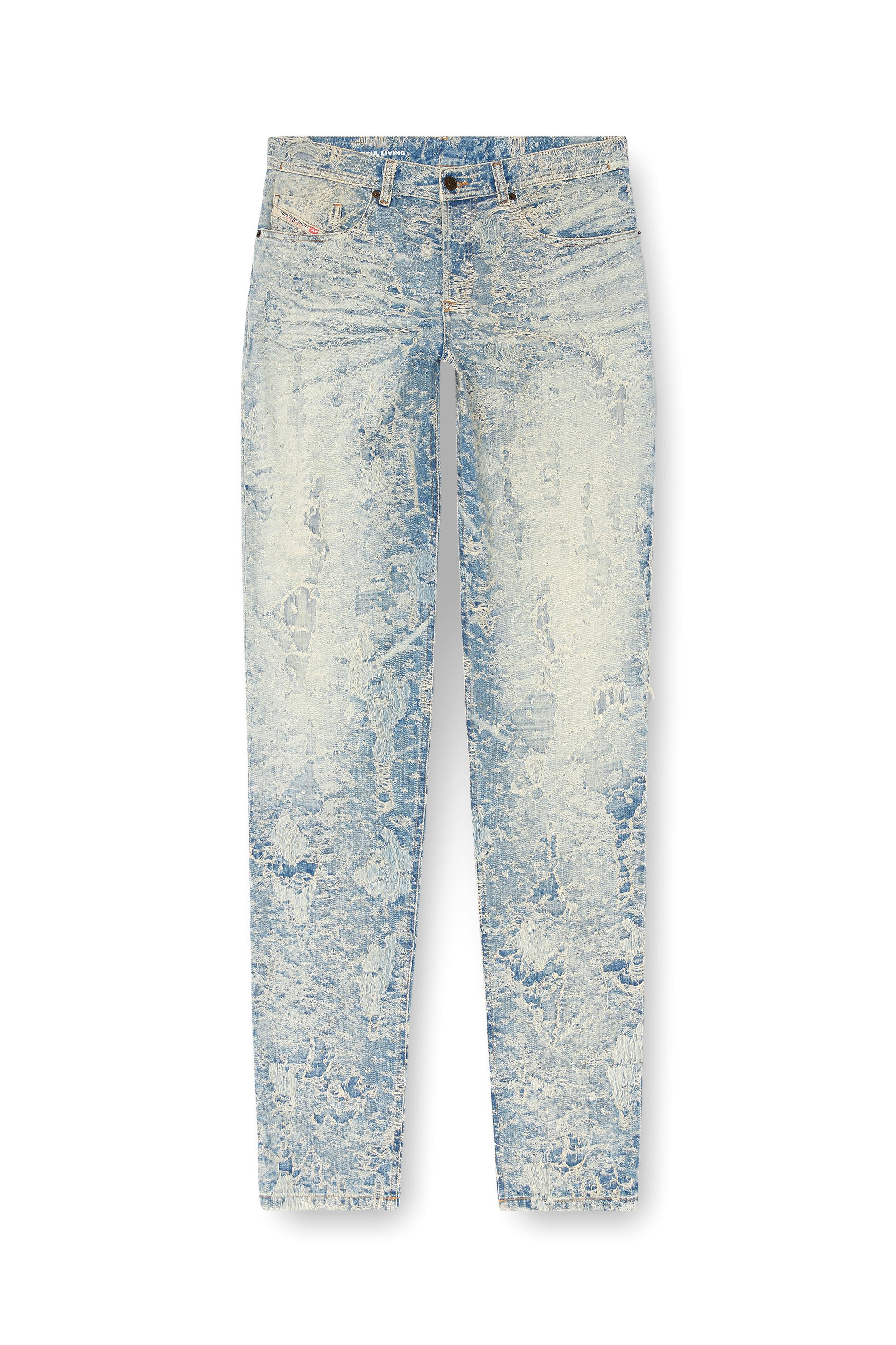 Diesel - Man Tapered Jeans 2023 D-Finitive 007Z7, Light Blue - Image 6